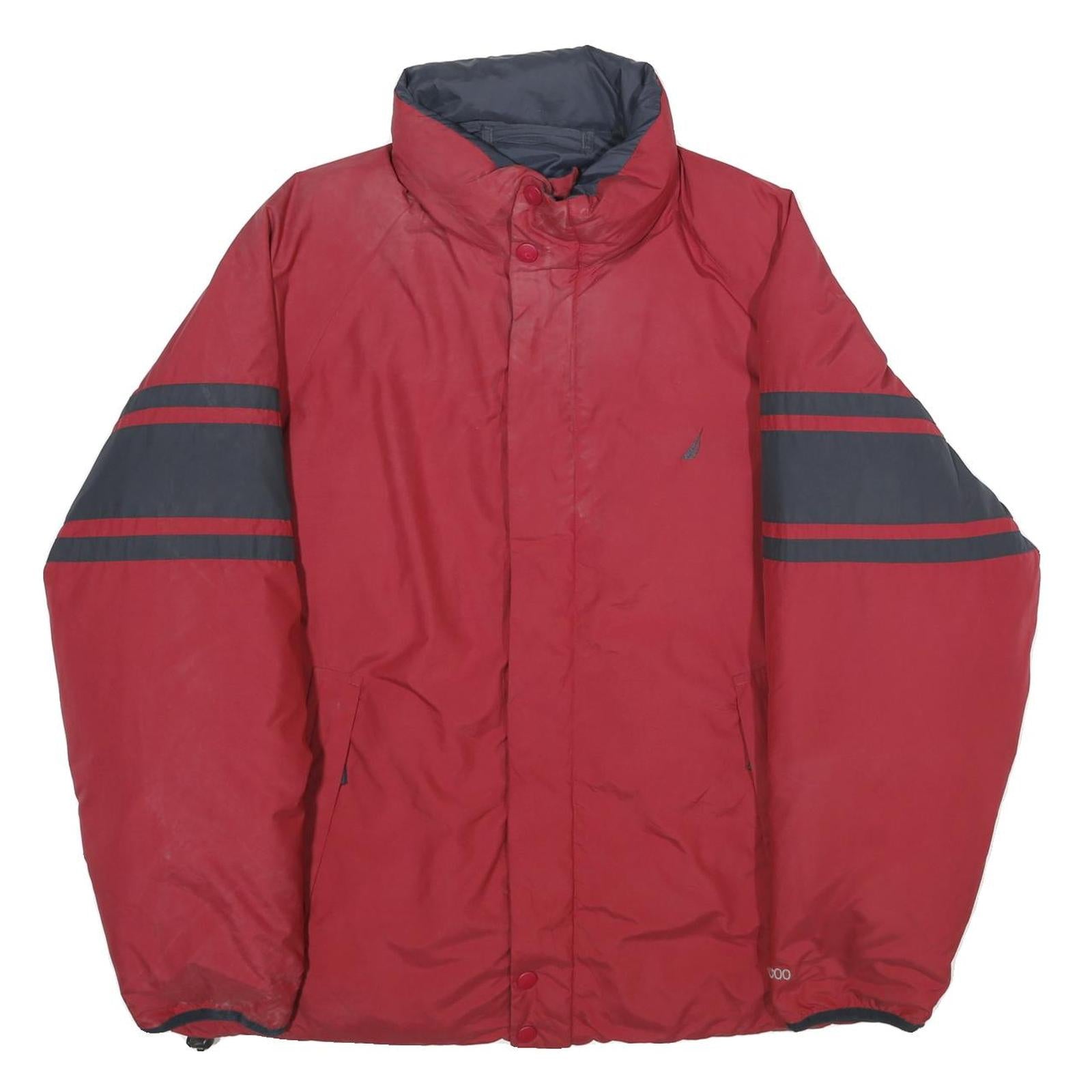 Buy NAUTICA Mens Red & Navy Zip-Up Reversible Polyester Blend Jacket XL Plain Refurbished - $50.69 NAUTICA Mens Red & Navy Zip-Up Reversible Polyester Blend Jacket XL Plain Refurbished - N/A refurbished available on Cerqular