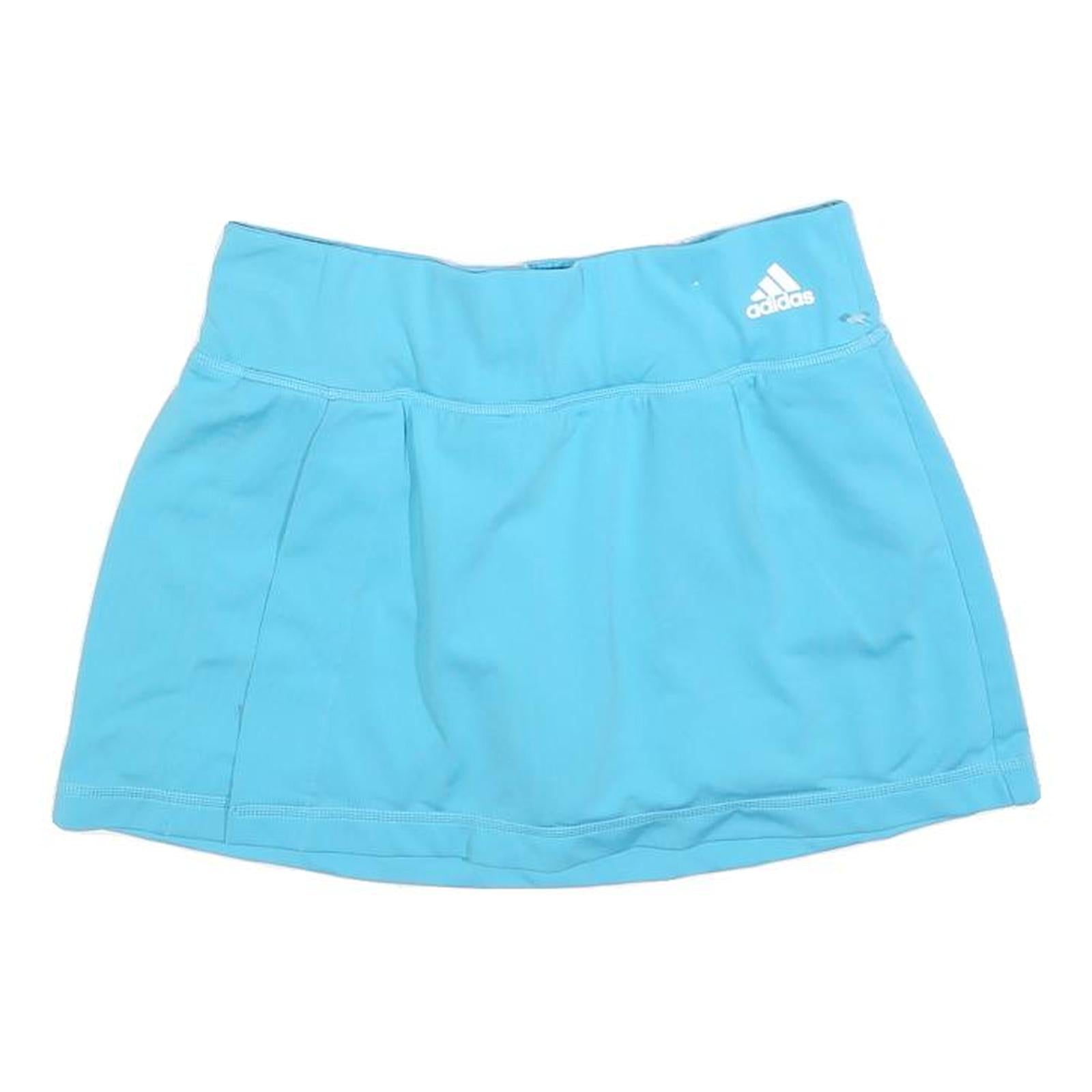 ADIDAS Womens Blue Mini Polyester Blend Plain Skort S Sports Casual Activewear Refurbished - N/A refurbished available on Cerqular