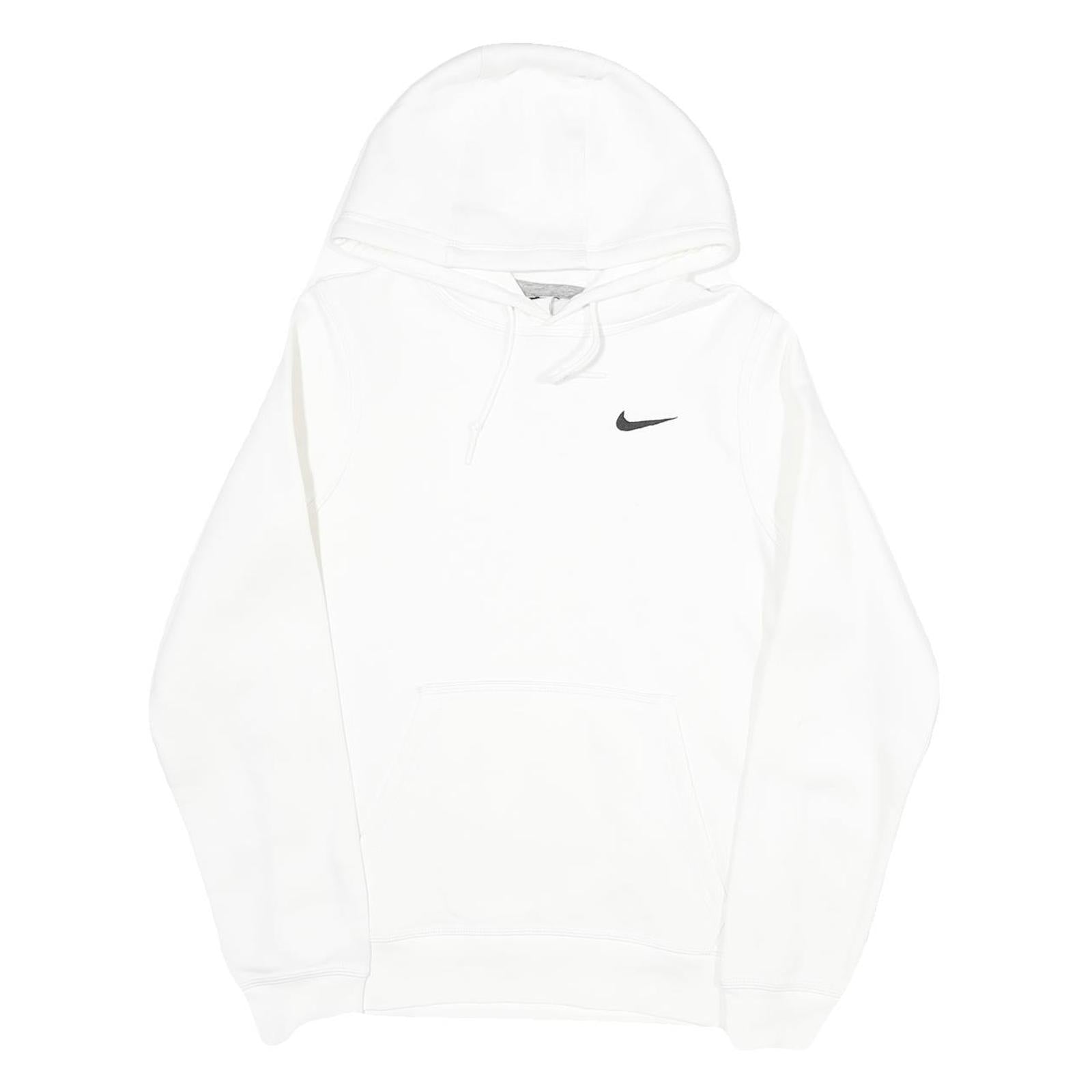 NIKE Mens White Hoodie XS Cotton Blend Pullover Lightweight Sportswear Refurbished - N/A refurbished available on Cerqular