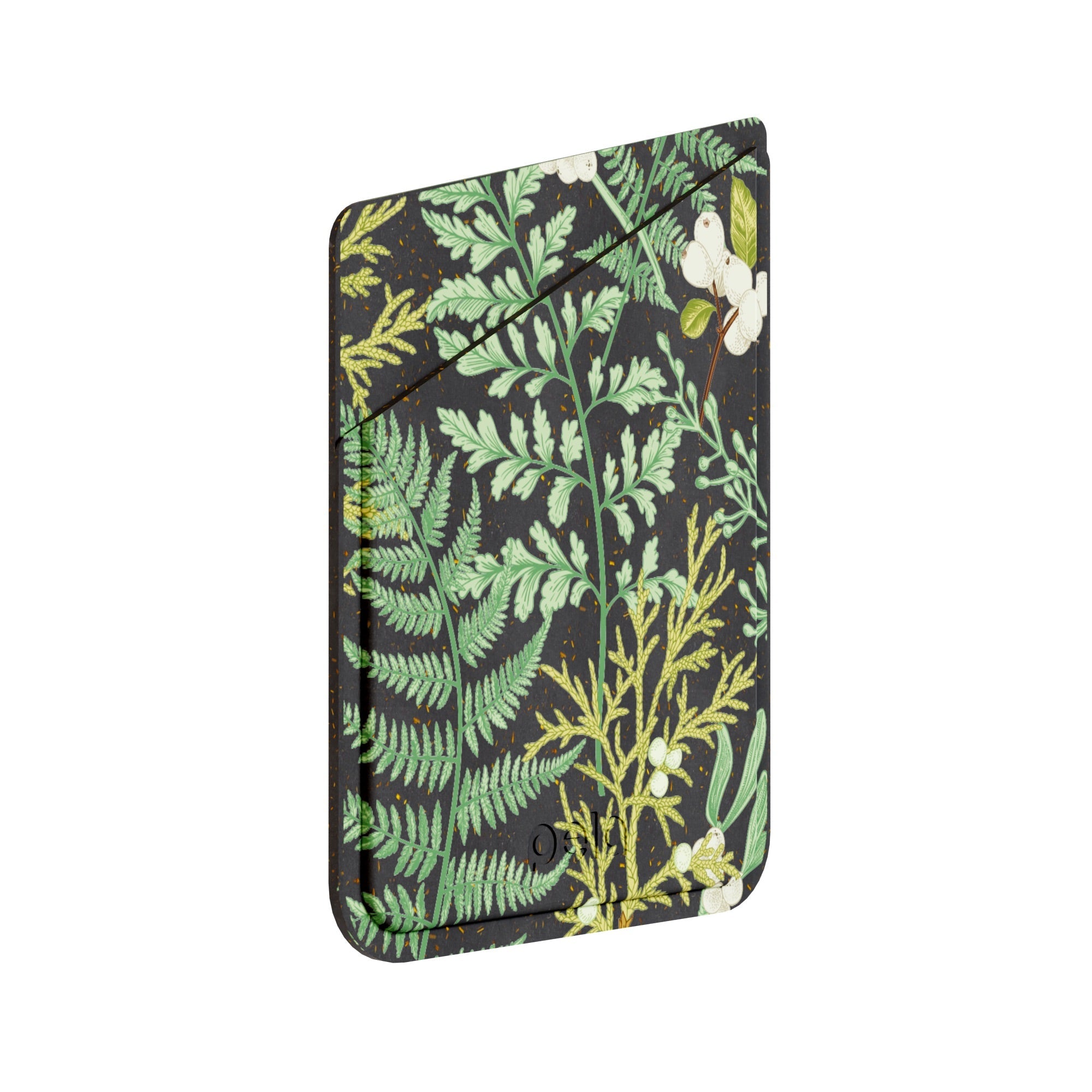 Herbarium Black Phone Case Card Holder  Refurbished - Pela Case refurbished available on Cerqular