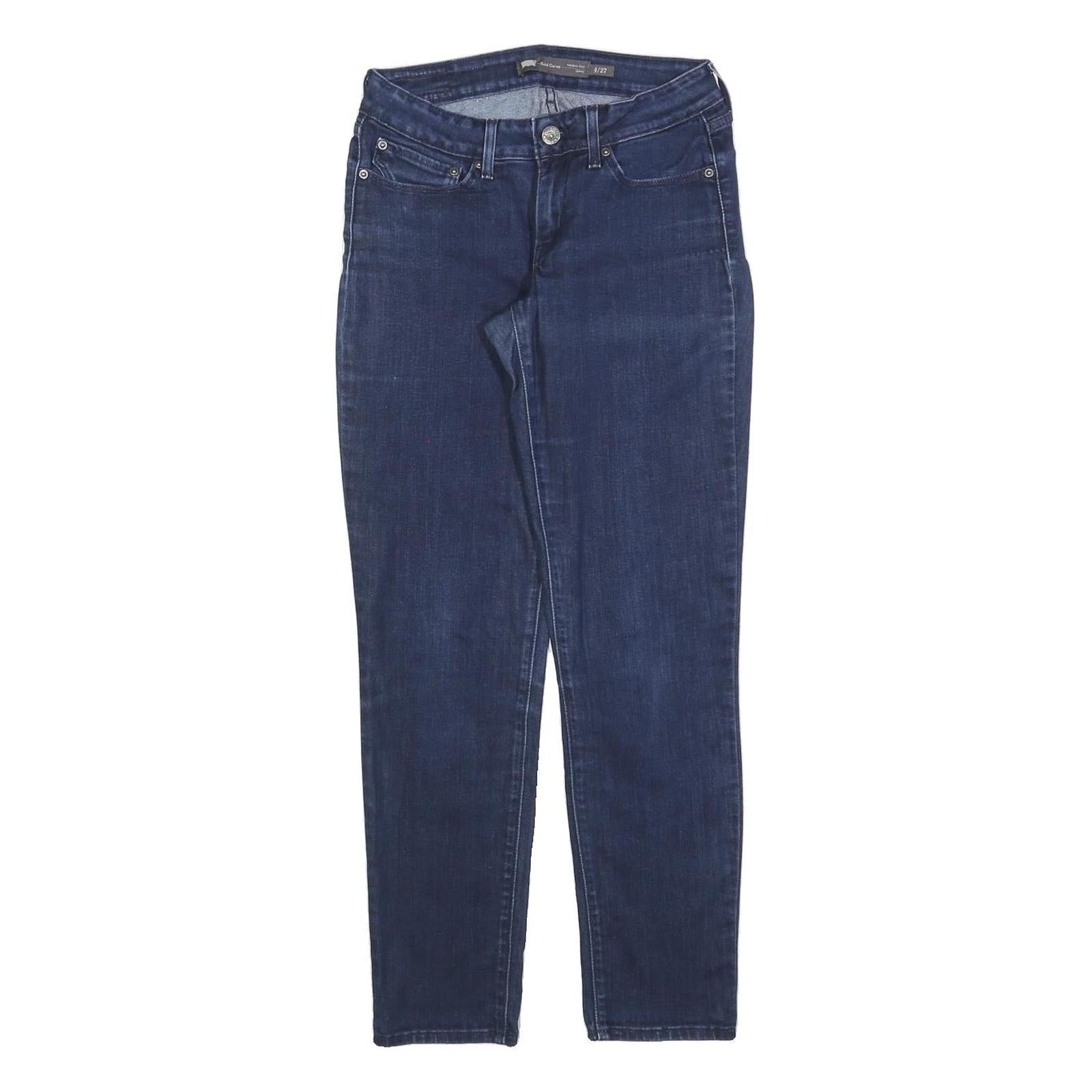 LEVI'S Womens Jeans Blue Slim Skinny Denim Medium W27 L30 Stretch Zip Refurbished - N/A refurbished available on Cerqular