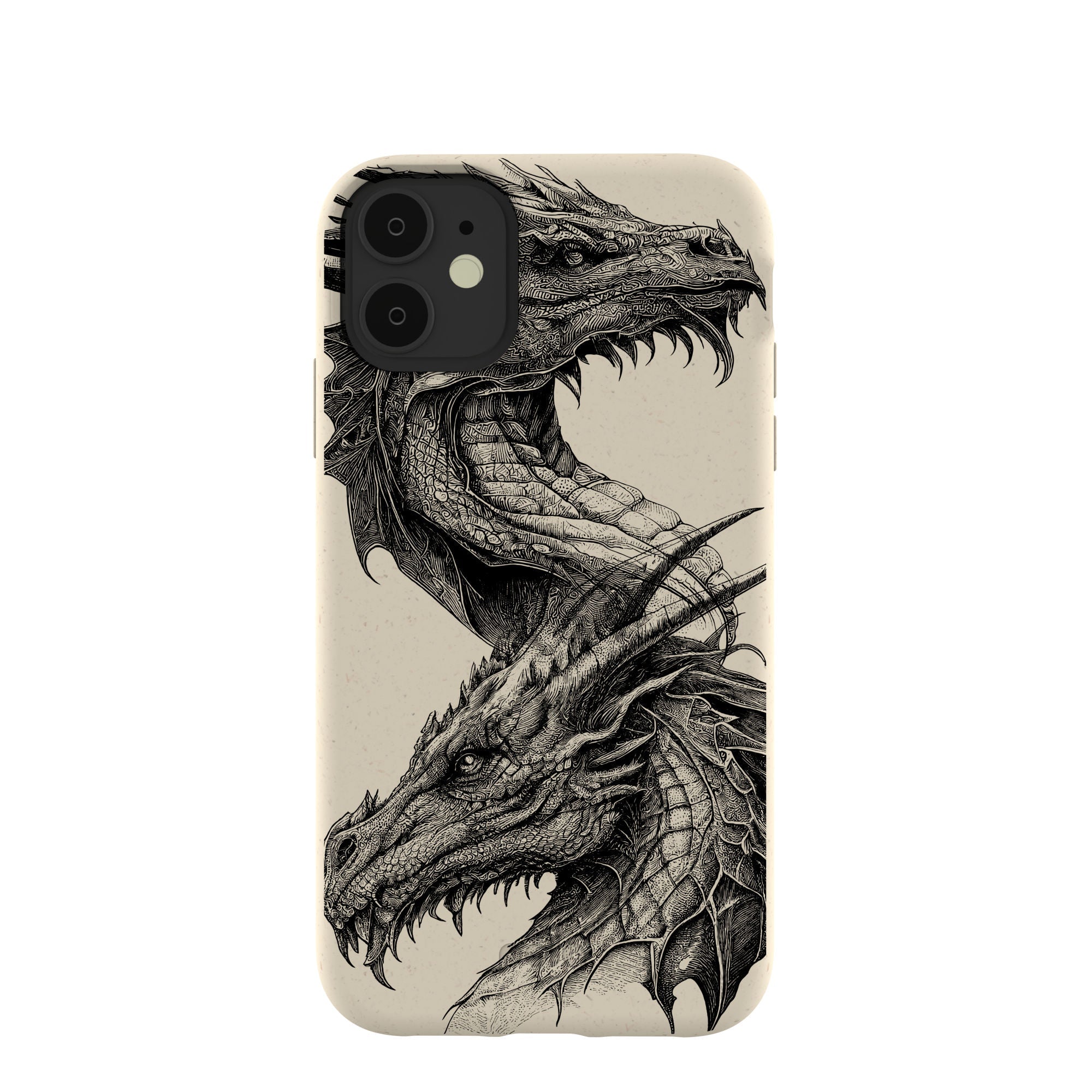 London Fog Twin Dragons iPhone 11 Case Refurbished - Pela Case refurbished available on Cerqular