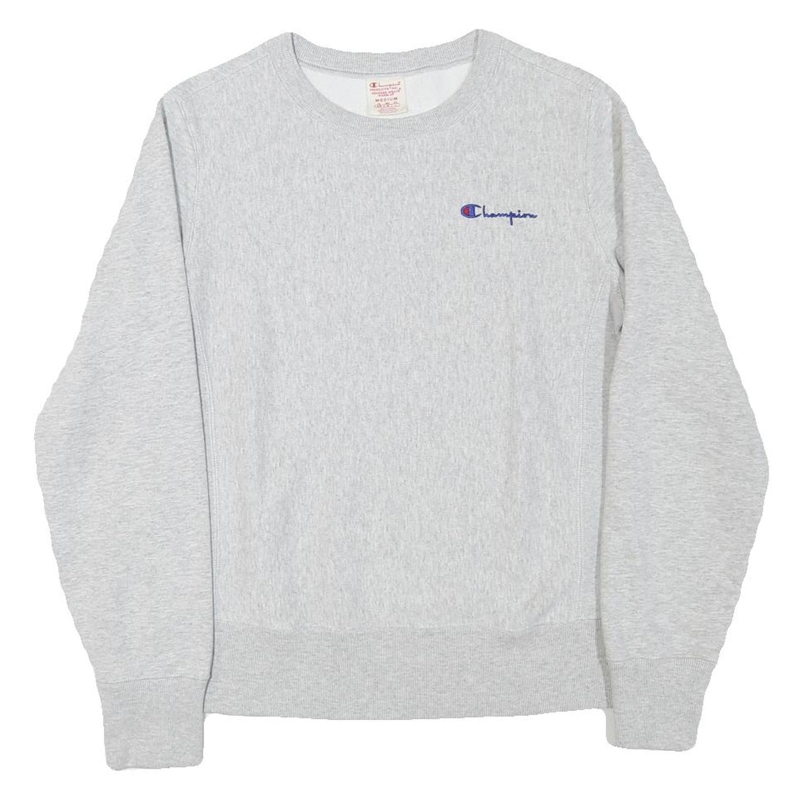 Buy CHAMPION Mens Grey Crew Neck M Cotton Blend Pullover Sweatshirt Refurbished - $33.79 CHAMPION Mens Grey Crew Neck M Cotton Blend Pullover Sweatshirt Refurbished - N/A refurbished available on Cerqular