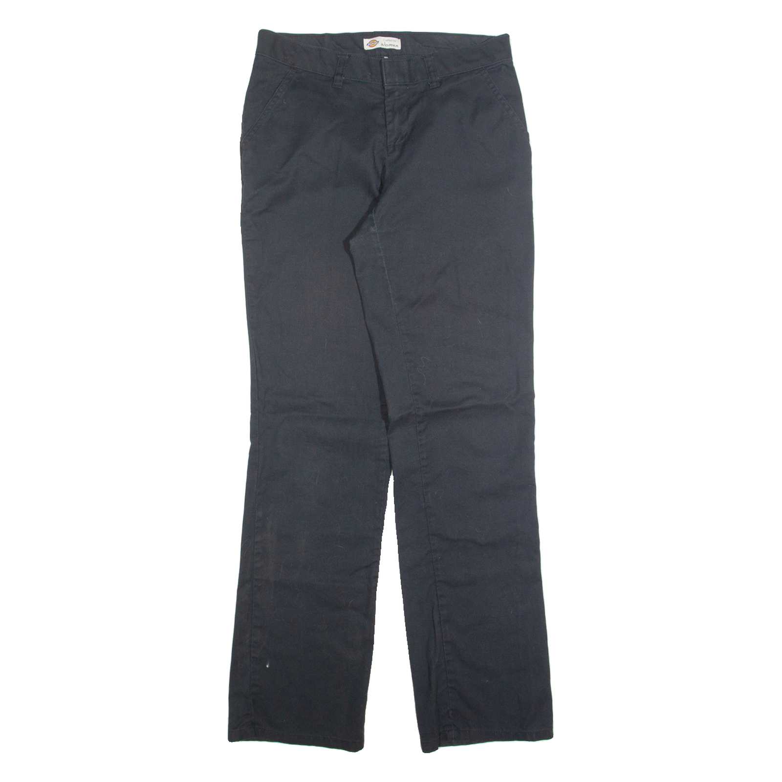 DICKIES Chino Womens Trousers Blue Regular Straight W28 L31 Refurbished - N/A refurbished available on Cerqular
