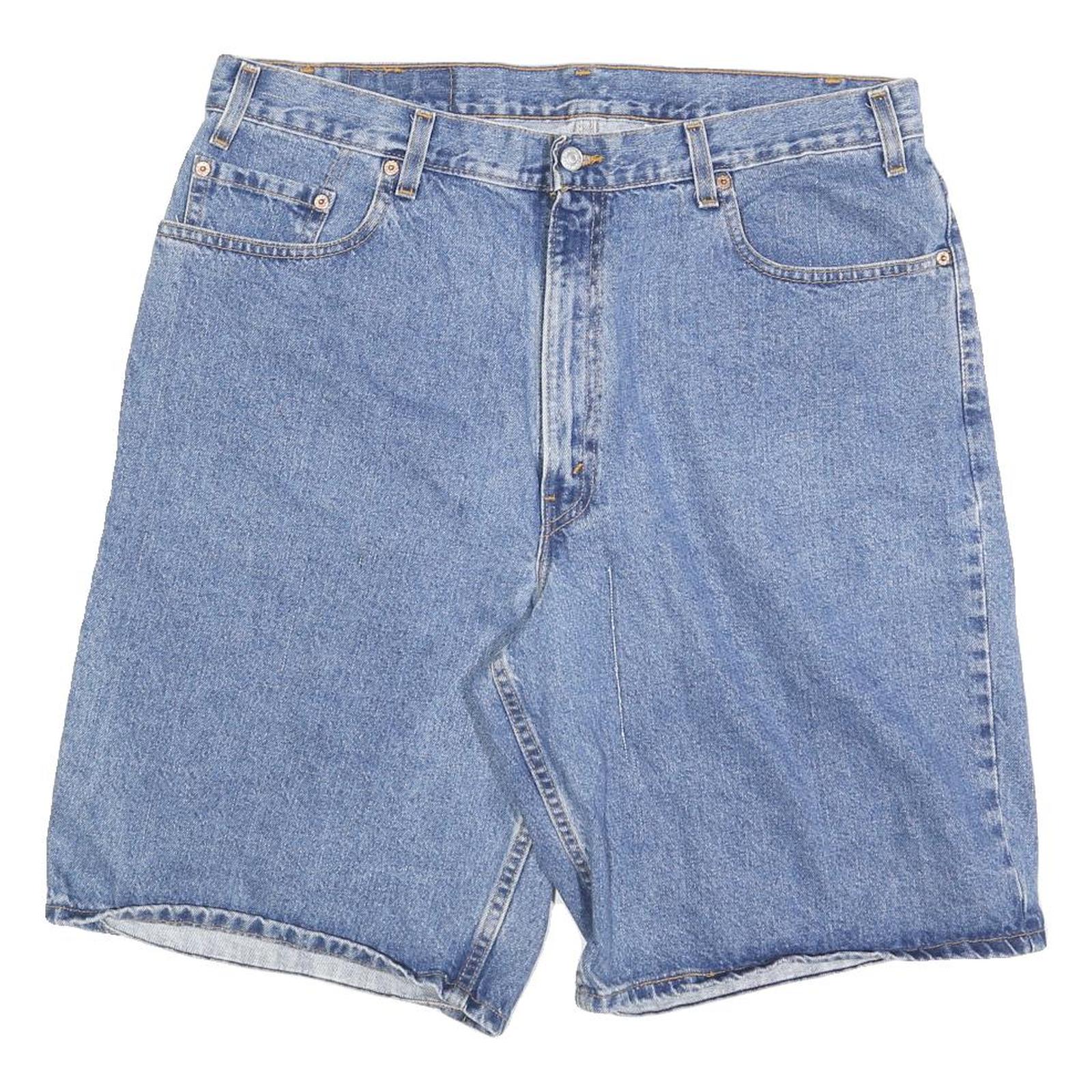 LEVI'S Mens Denim Blue Shorts 2XL W40 Classic Cotton Blend Casual Refurbished - N/A refurbished available on Cerqular