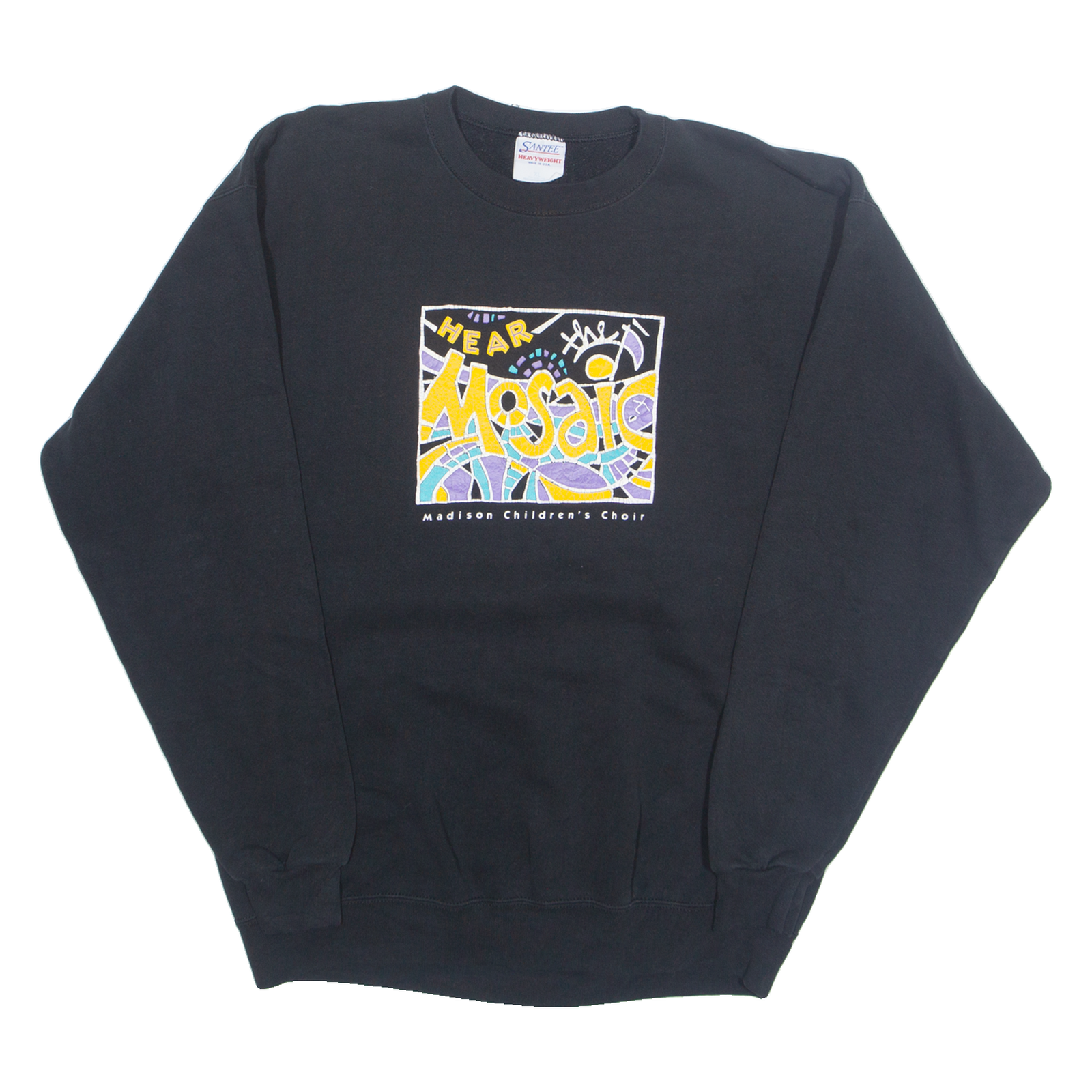 Buy SANTEE Mosaic Madison Children's Choir Womens Sweatshirt Black XL Refurbished - $27.29 SANTEE Mosaic Madison Children's Choir Womens Sweatshirt Black XL Refurbished - N/A refurbished available on Cerqular