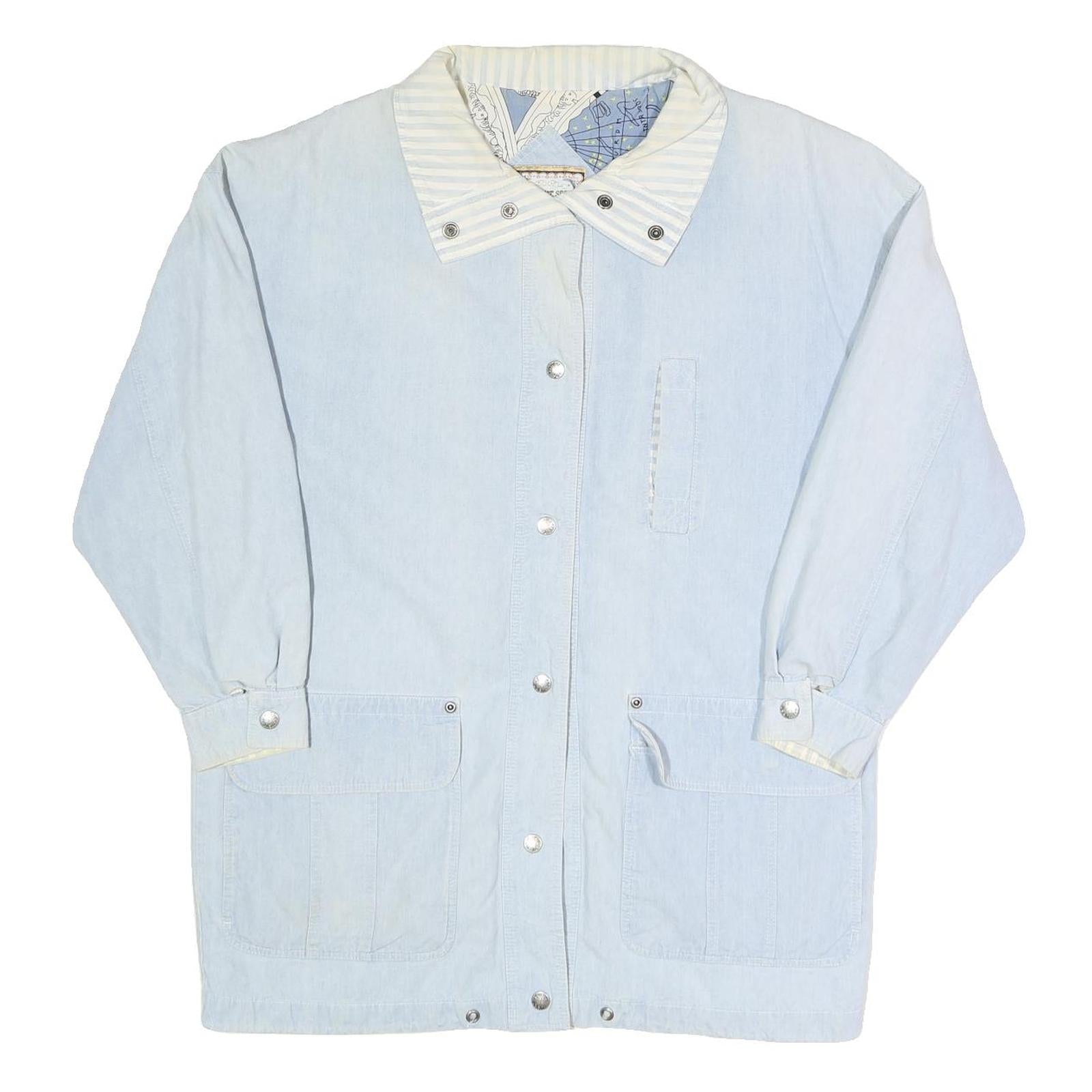 Buy CURRENT SEEN Womens Blue Cotton Button Jacket S Plain Lightweight Casual Style Refurbished - $32.49 CURRENT SEEN Womens Blue Cotton Button Jacket S Plain Lightweight Casual Style Refurbished - N/A refurbished available on Cerqular