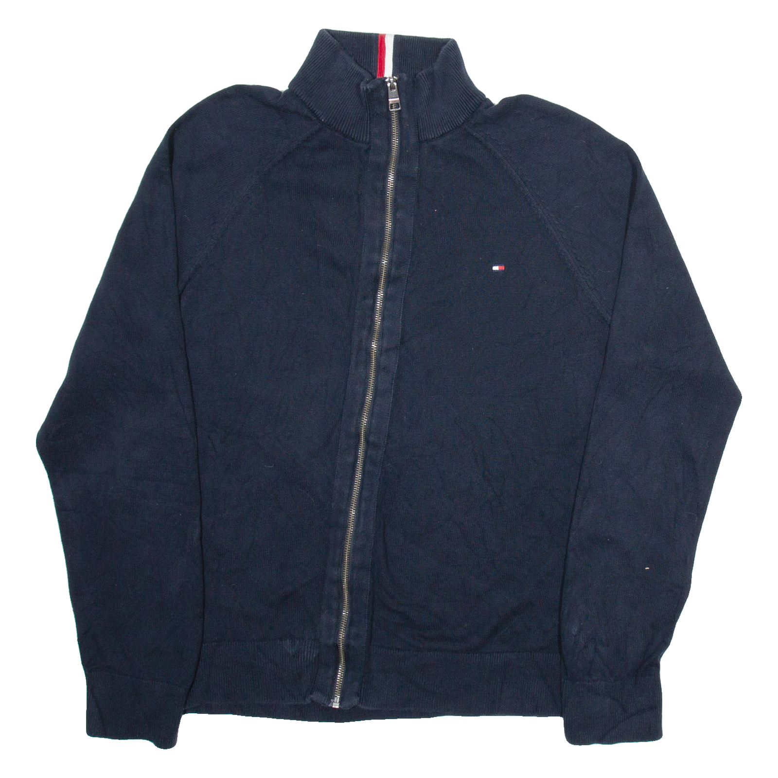 TOMMY HILFIGER Mens Jumper Blue Tight Knit L Refurbished - N/A refurbished available on Cerqular