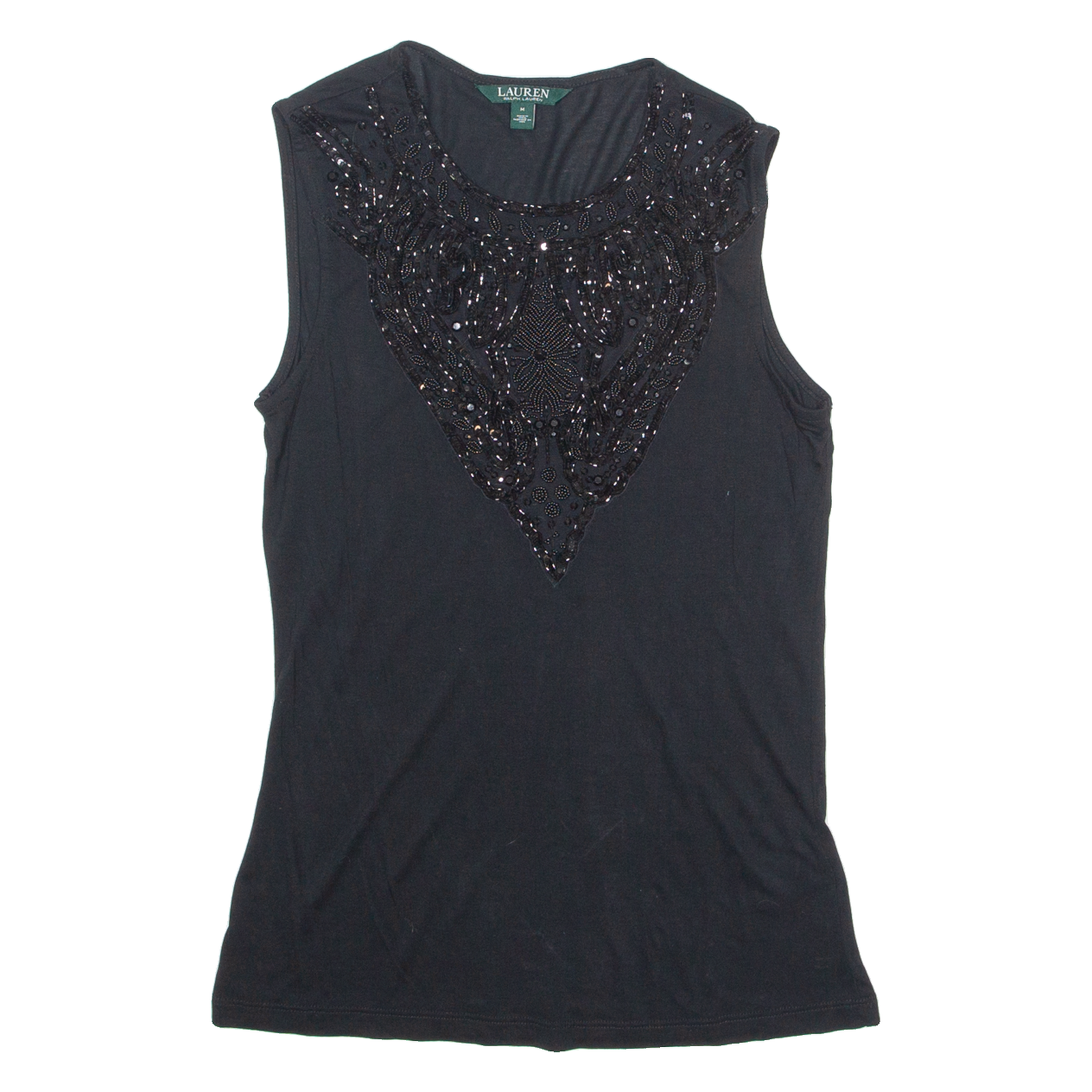 Buy LAUREN RALPH LAUREN Womens Printed Vest Black Sleeveless M Refurbished - $36.39 LAUREN RALPH LAUREN Womens Printed Vest Black Sleeveless M Refurbished - N/A refurbished available on Cerqular