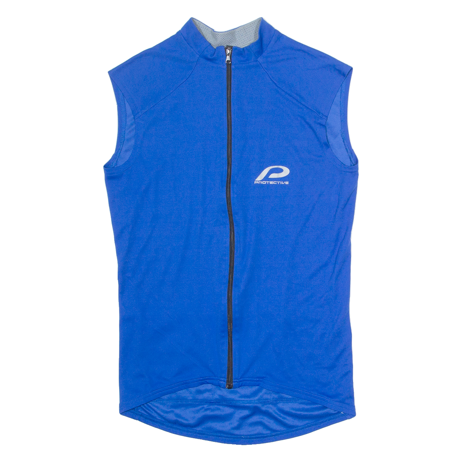 PROTECTIVE Cycling Mens Jersey Blue Sleeveless 1/4 Zip M Refurbished - N/A refurbished available on Cerqular