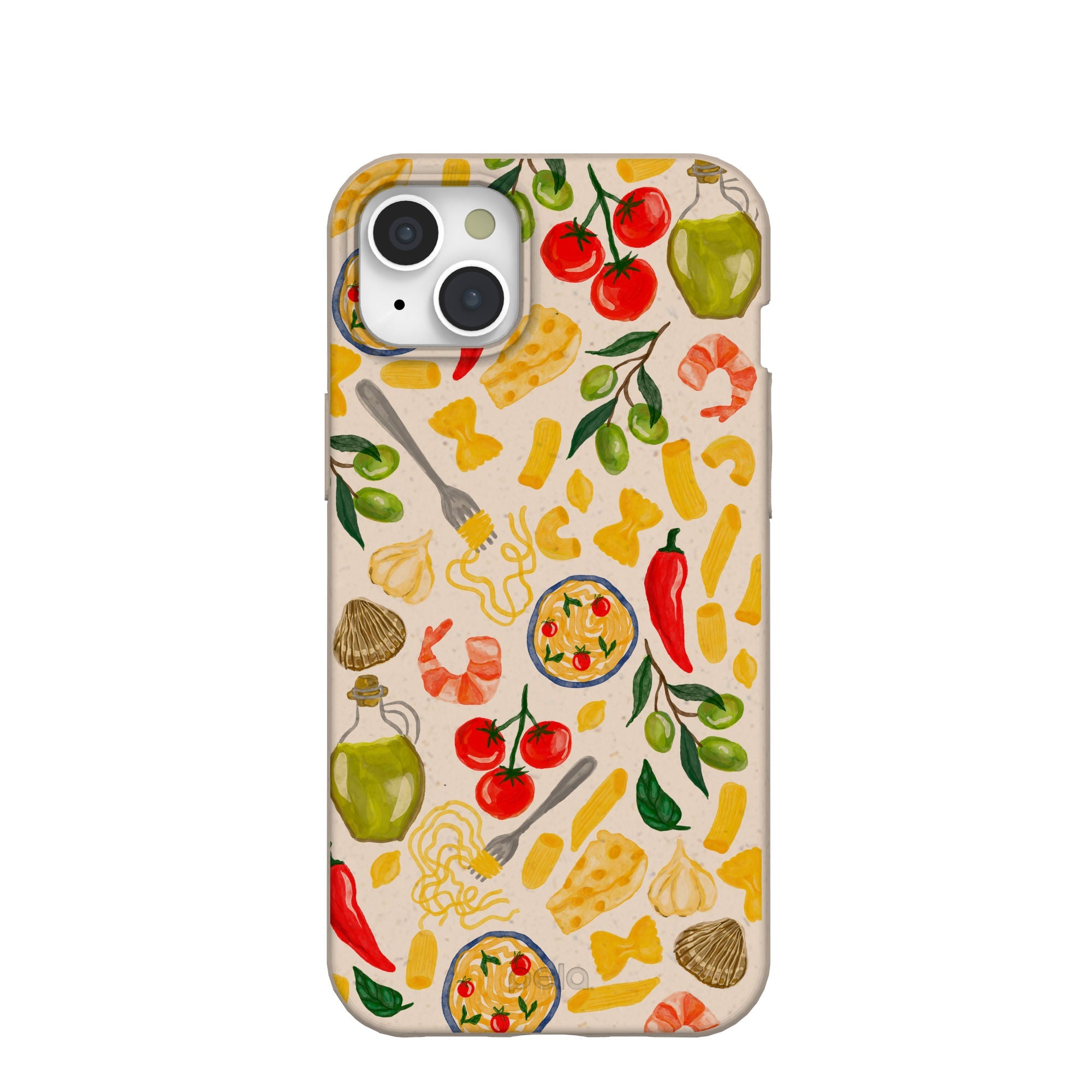 Seashell Pasta Alchemy iPhone 15 Plus Case Refurbished - Pela Case refurbished available on Cerqular
