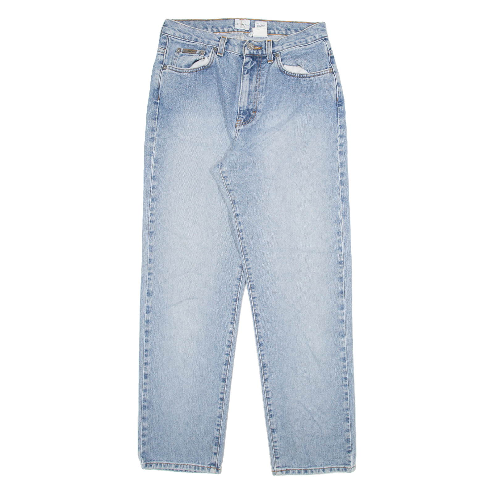 CALVIN KLEIN JEANS Womens Jeans Blue Relaxed Tapered W28 L29 Refurbished - N/A refurbished available on Cerqular