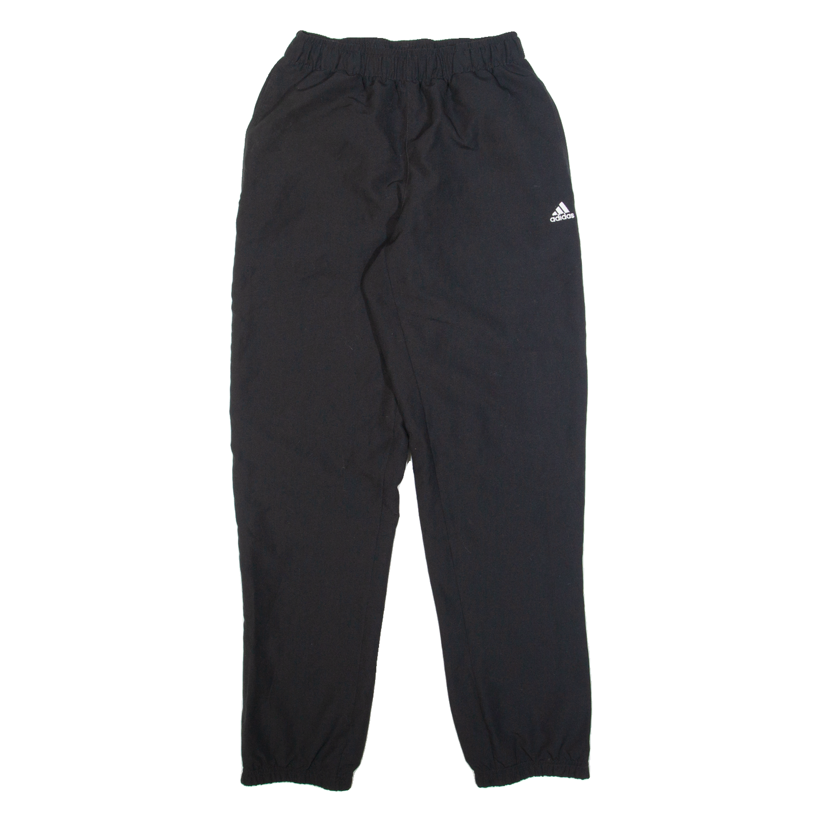ADIDAS Mens Joggers Black Tapered S W24 L30 Refurbished - N/A refurbished available on Cerqular