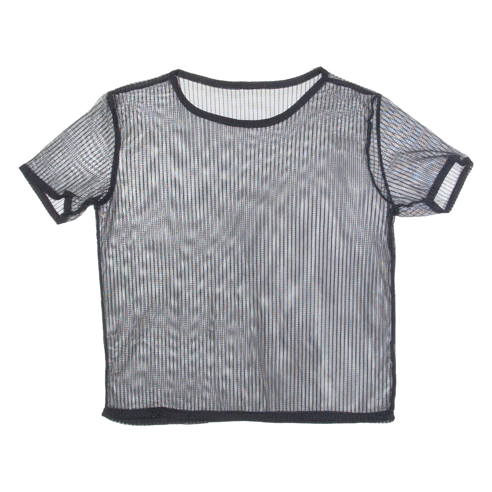 Mesh Sheer Womens Top Black M Refurbished - N/A refurbished available on Cerqular