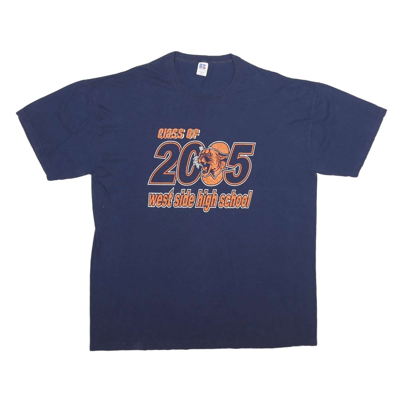 Buy RUSSELL ATHLETIC Mens Navy Class Of 2005 Graphic T-Shirt XL Short Sleeve Crew Refurbished - $16.89 RUSSELL ATHLETIC Mens Navy Class Of 2005 Graphic T-Shirt XL Short Sleeve Crew Refurbished - N/A refurbished available on Cerqular