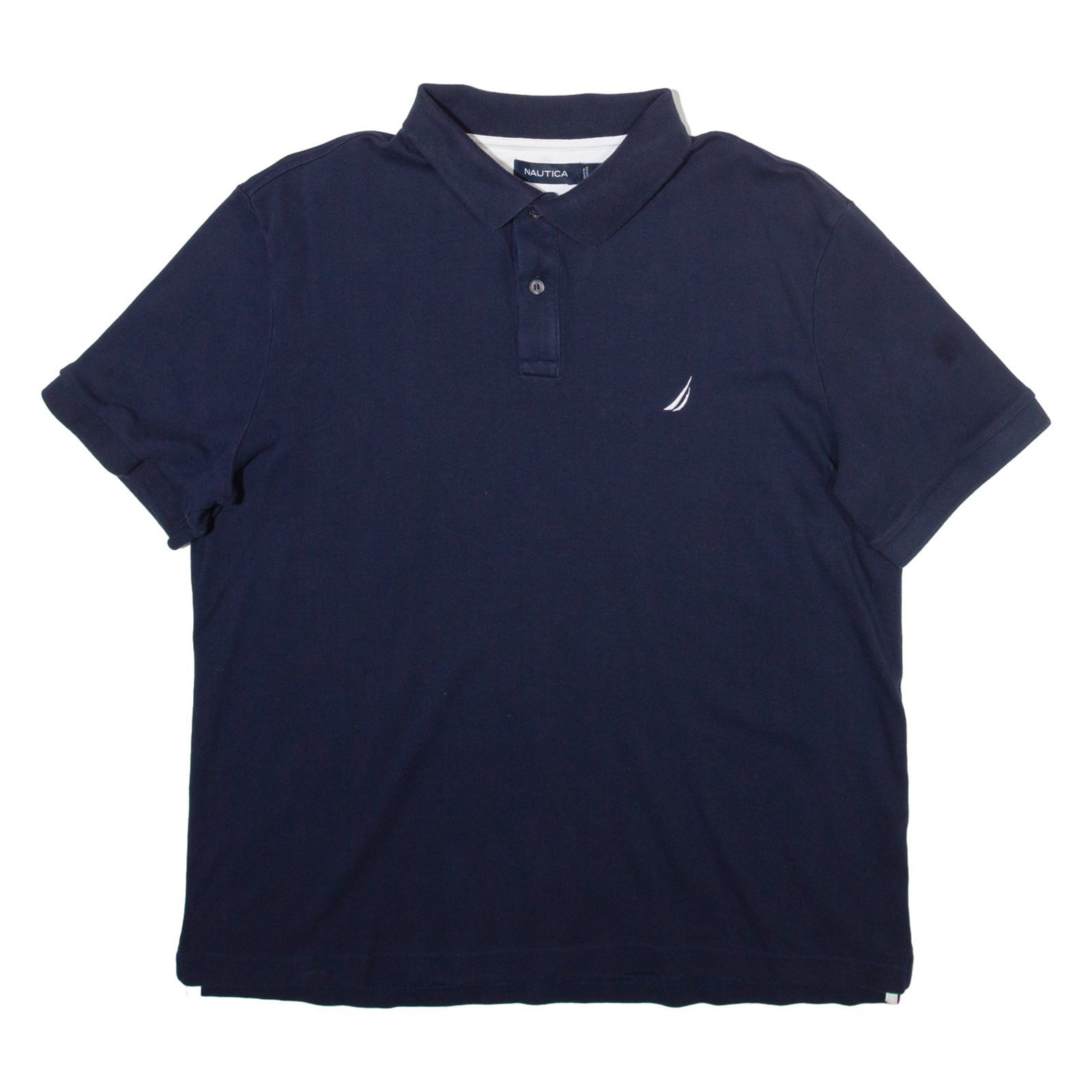 NAUTICA Mens Polo Shirt Blue L Refurbished - N/A refurbished available on Cerqular