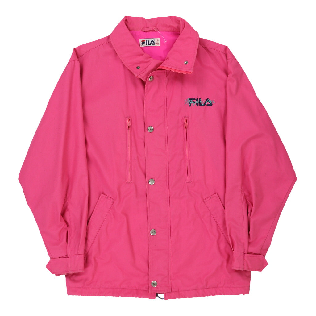 Buy Magic Line Fila Jacket - 2XL Pink Polyester Refurbished - $14.06 Magic Line Fila Jacket - 2XL Pink Polyester Refurbished - Thrifted (note: this is a term often used to describe second- refurbished available on Cerqular