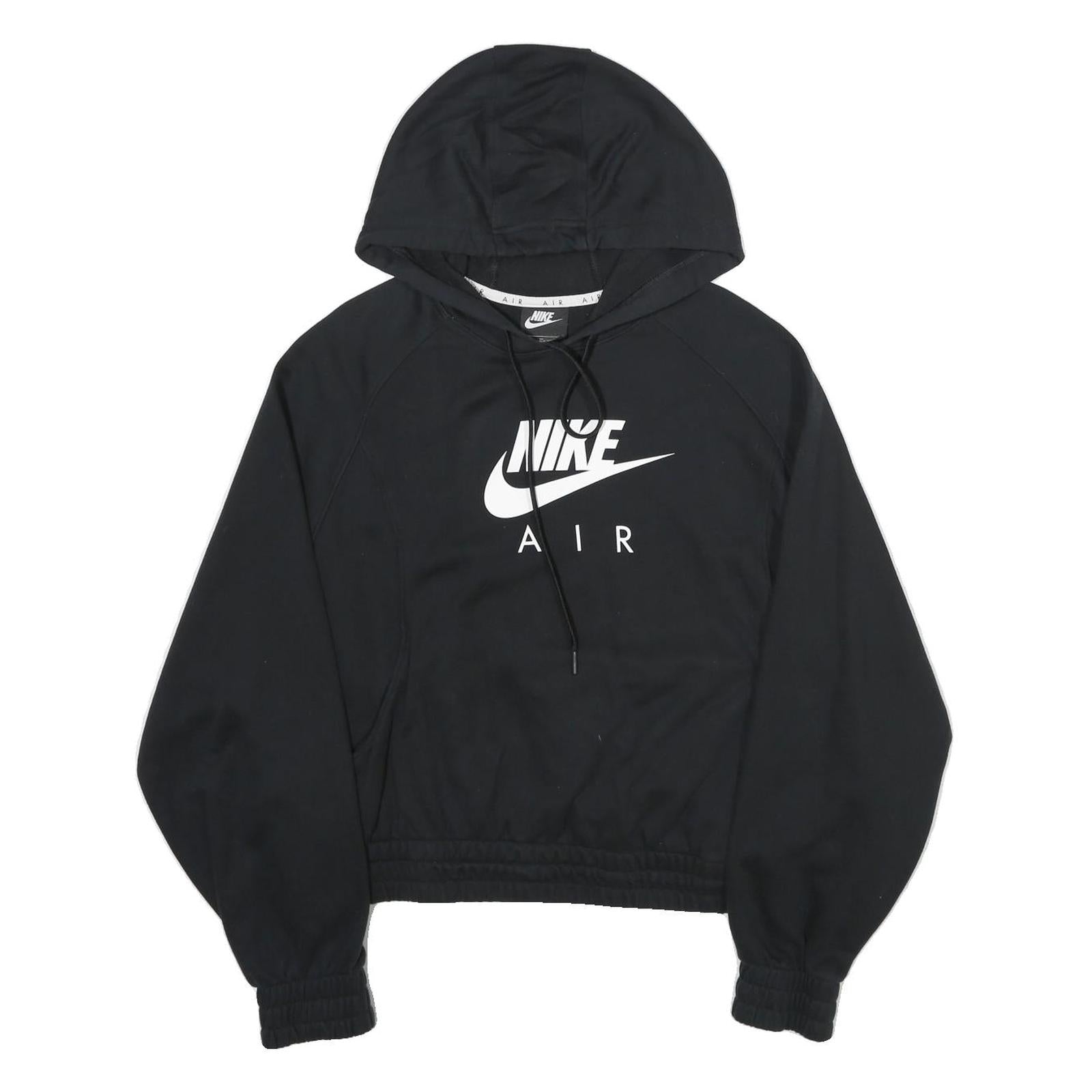 NIKE Womens Black Air Hooded Pullover Hoodie XL Casual Sportswear Refurbished - N/A refurbished available on Cerqular