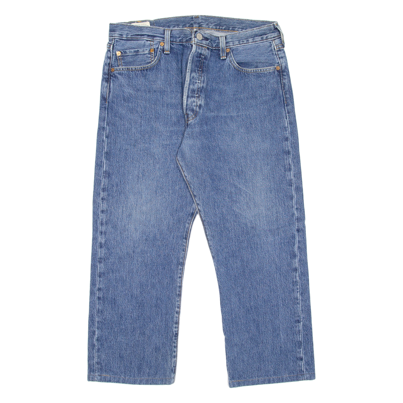LEVI'S 501 BIG E Jeans Mens Blue Regular Straight W34 L24 Refurbished - N/A refurbished available on Cerqular