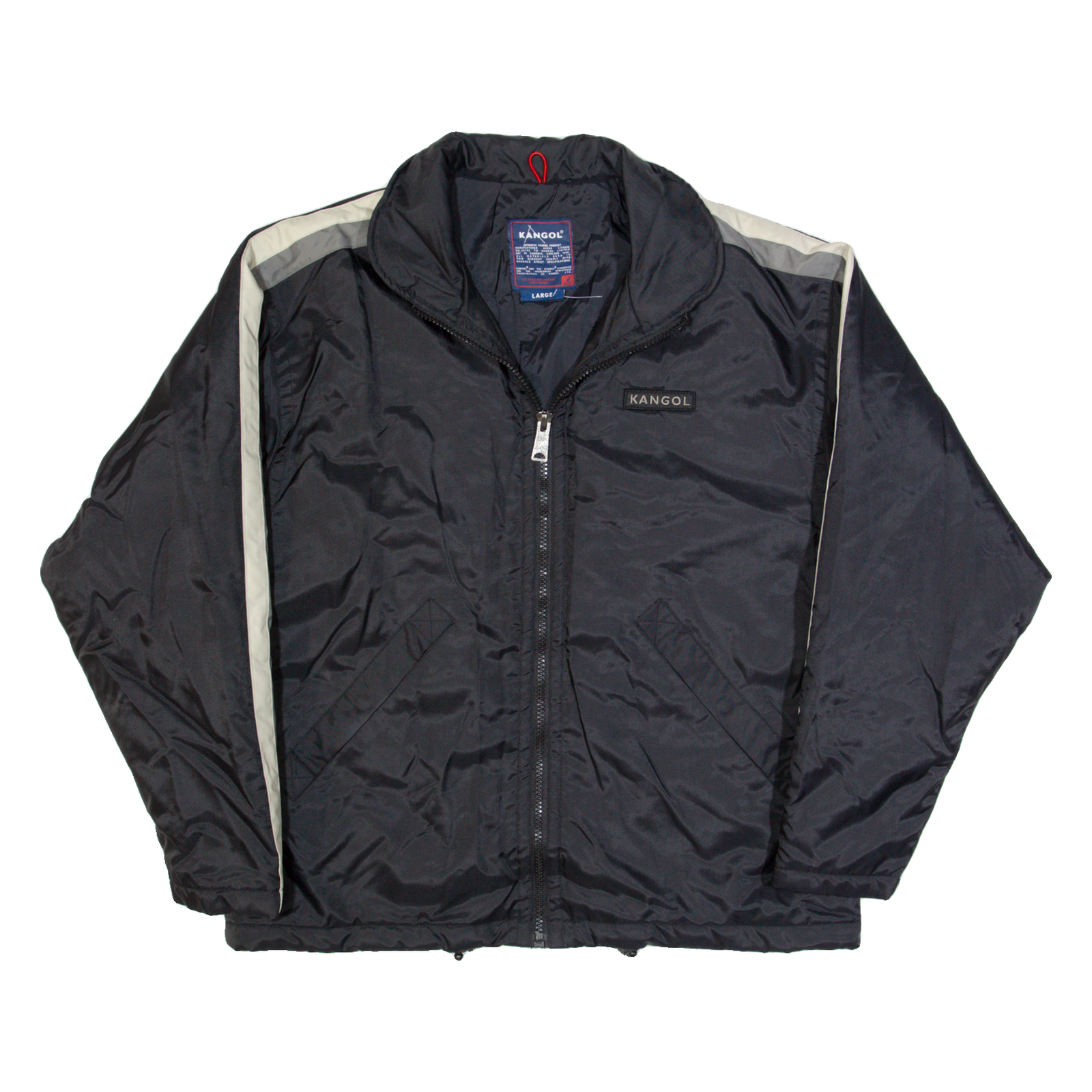 KANGOL Mens Jacket Black L Refurbished - N/A refurbished available on Cerqular