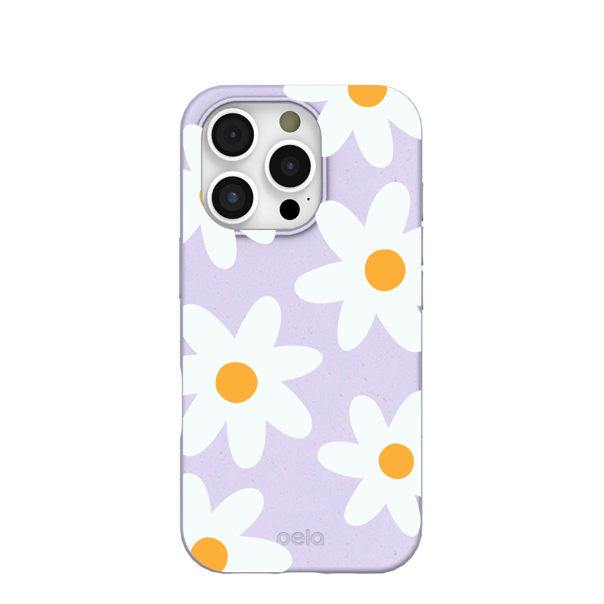 Lavender Daisy iPhone 16 Pro Case Refurbished - Pela Case refurbished available on Cerqular