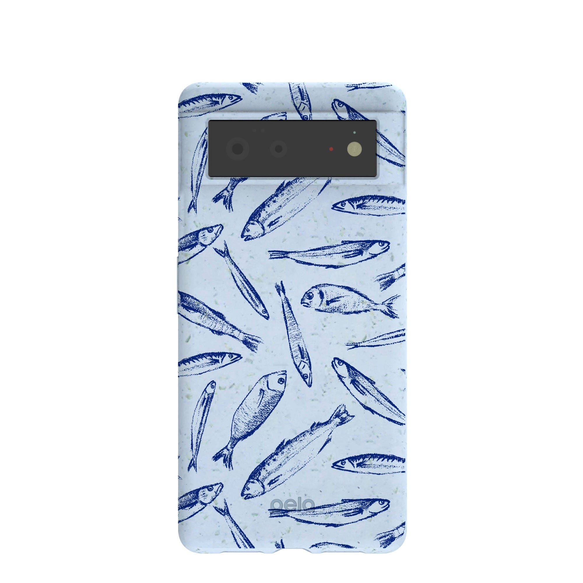 Powder Blue Fishery Google Pixel 6 Case Refurbished - Pela Case refurbished available on Cerqular
