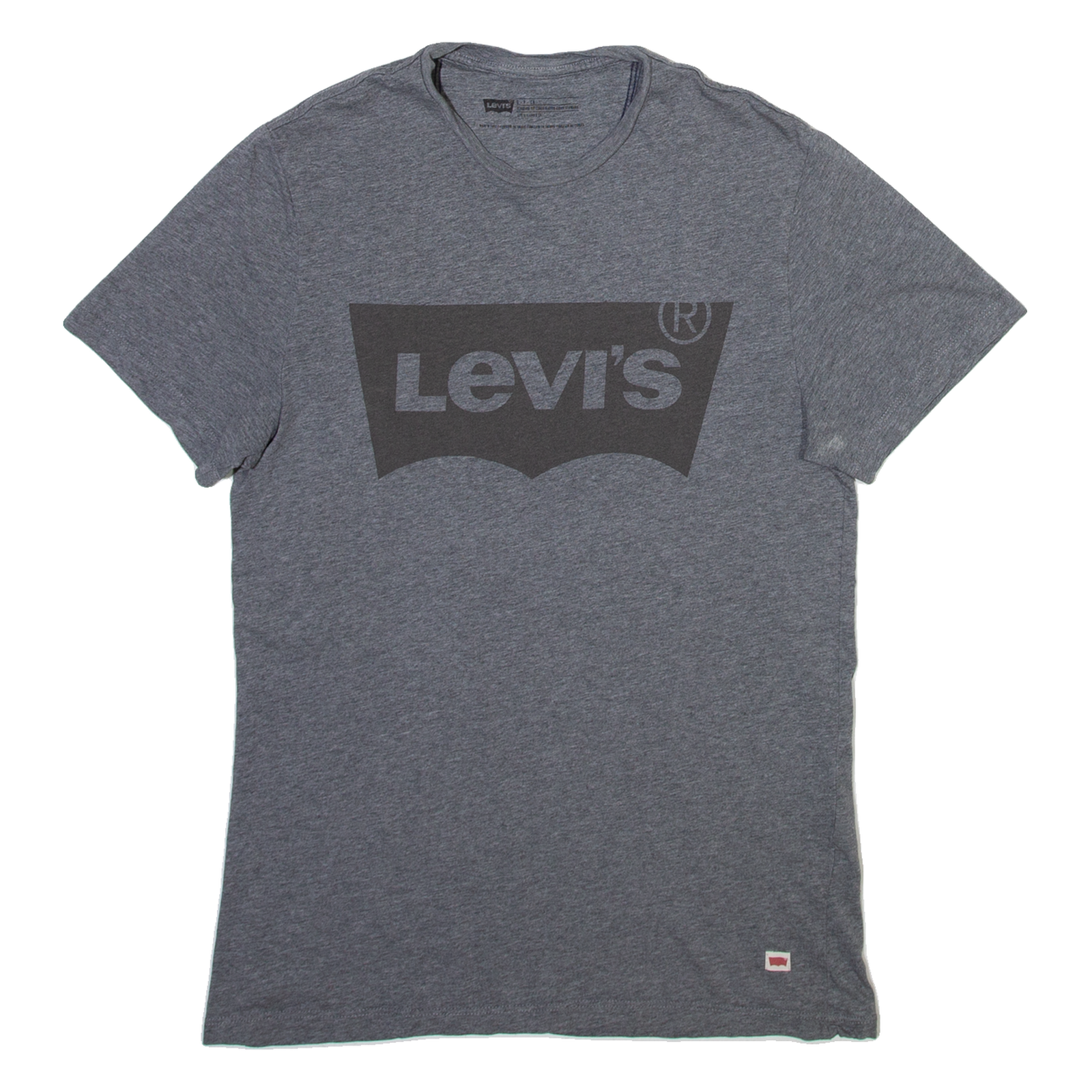 LEVI'S Mens T-Shirt Grey S Refurbished - N/A refurbished available on Cerqular