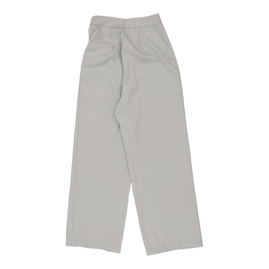 Unbranded Trousers - 24W UK 6 White Cotton Refurbished - Thrifted (note: this is a term often used to describe second- refurbished available on Cerqular