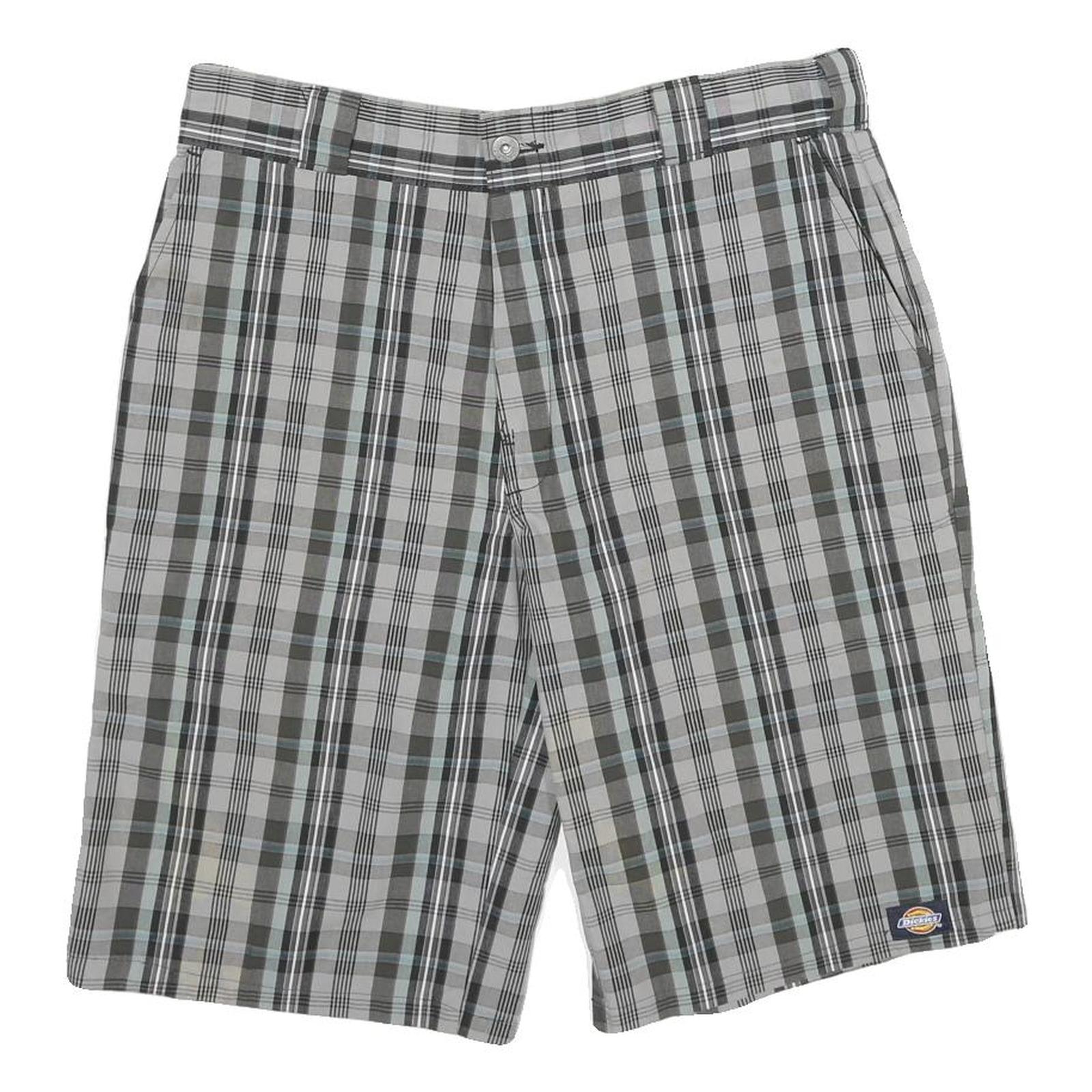Buy DICKIES Mens Shorts Grey Black Plaid M W32 Cargo Cotton Blend Casual Refurbished - $24.69 DICKIES Mens Shorts Grey Black Plaid M W32 Cargo Cotton Blend Casual Refurbished - N/A refurbished available on Cerqular