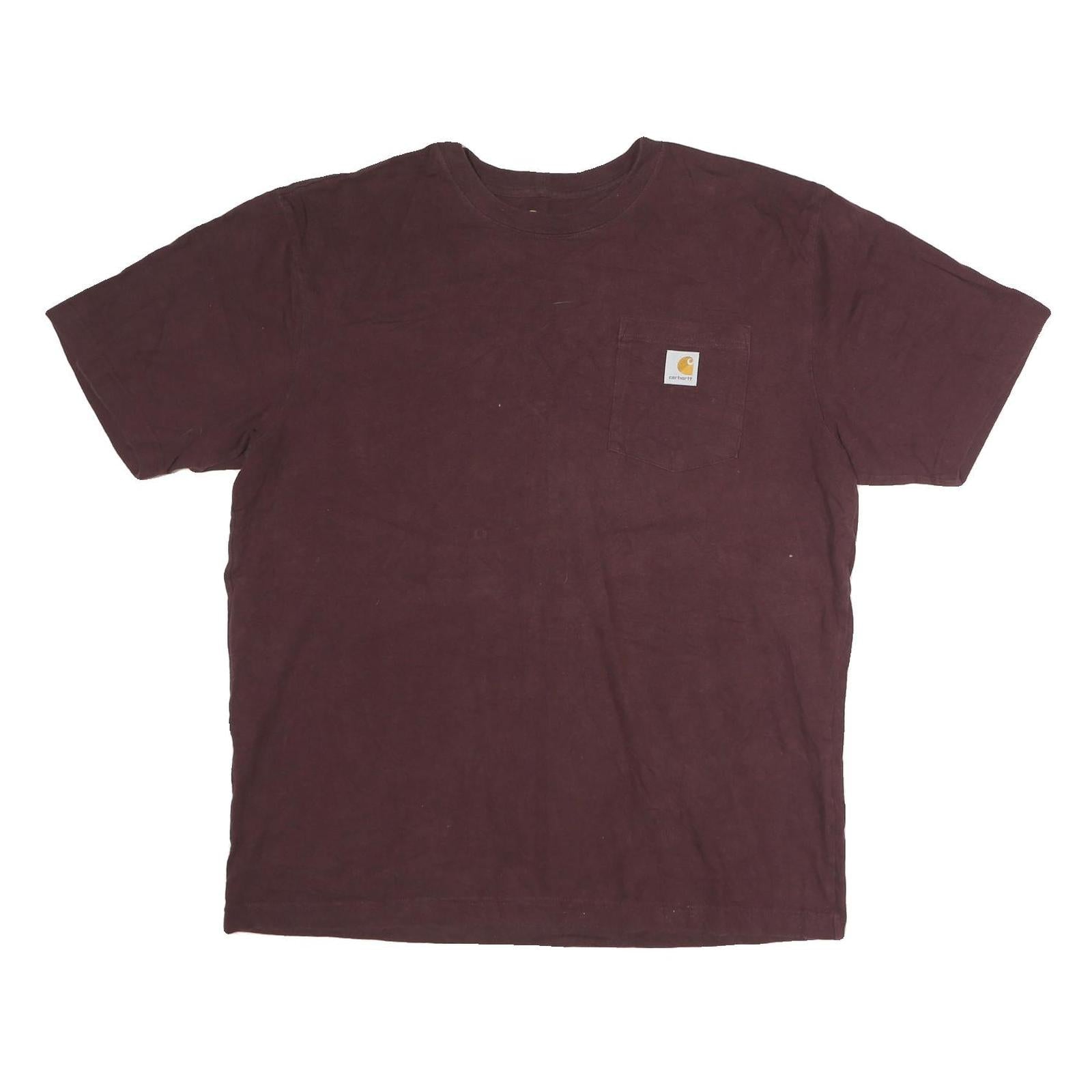 Buy CARHARTT Mens Maroon Pocket T-Shirt L Short Sleeve Crew Neck Casual Cotton Refurbished - $28.59 CARHARTT Mens Maroon Pocket T-Shirt L Short Sleeve Crew Neck Casual Cotton Refurbished - N/A refurbished available on Cerqular