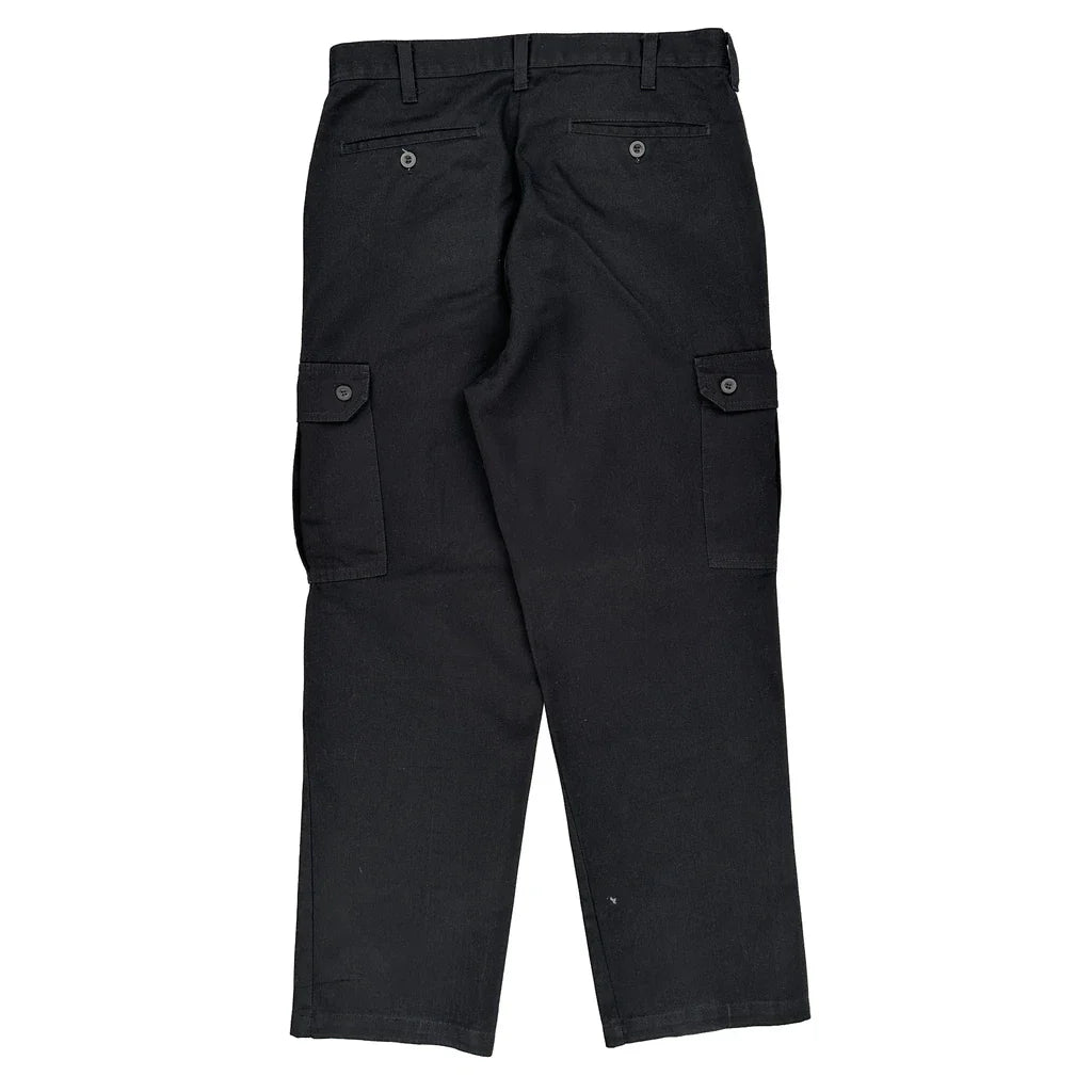 Buy Unbranded Cargo Trousers - 32W 30L Black Polyester Blend Refurbished - $26.79 Unbranded Cargo Trousers - 32W 30L Black Polyester Blend Refurbished - Thrifted (note: this is a term often used to describe second- refurbished available on Cerqular