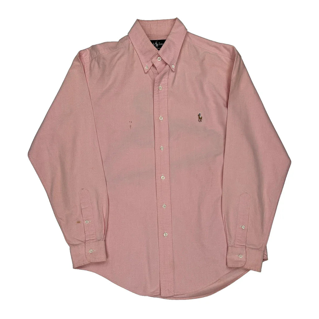 Buy Ralph Lauren Shirt - Small Pink Cotton Refurbished - $38.85 Ralph Lauren Shirt - Small Pink Cotton Refurbished - Thrifted (note: this is a term often used to describe second- refurbished available on Cerqular