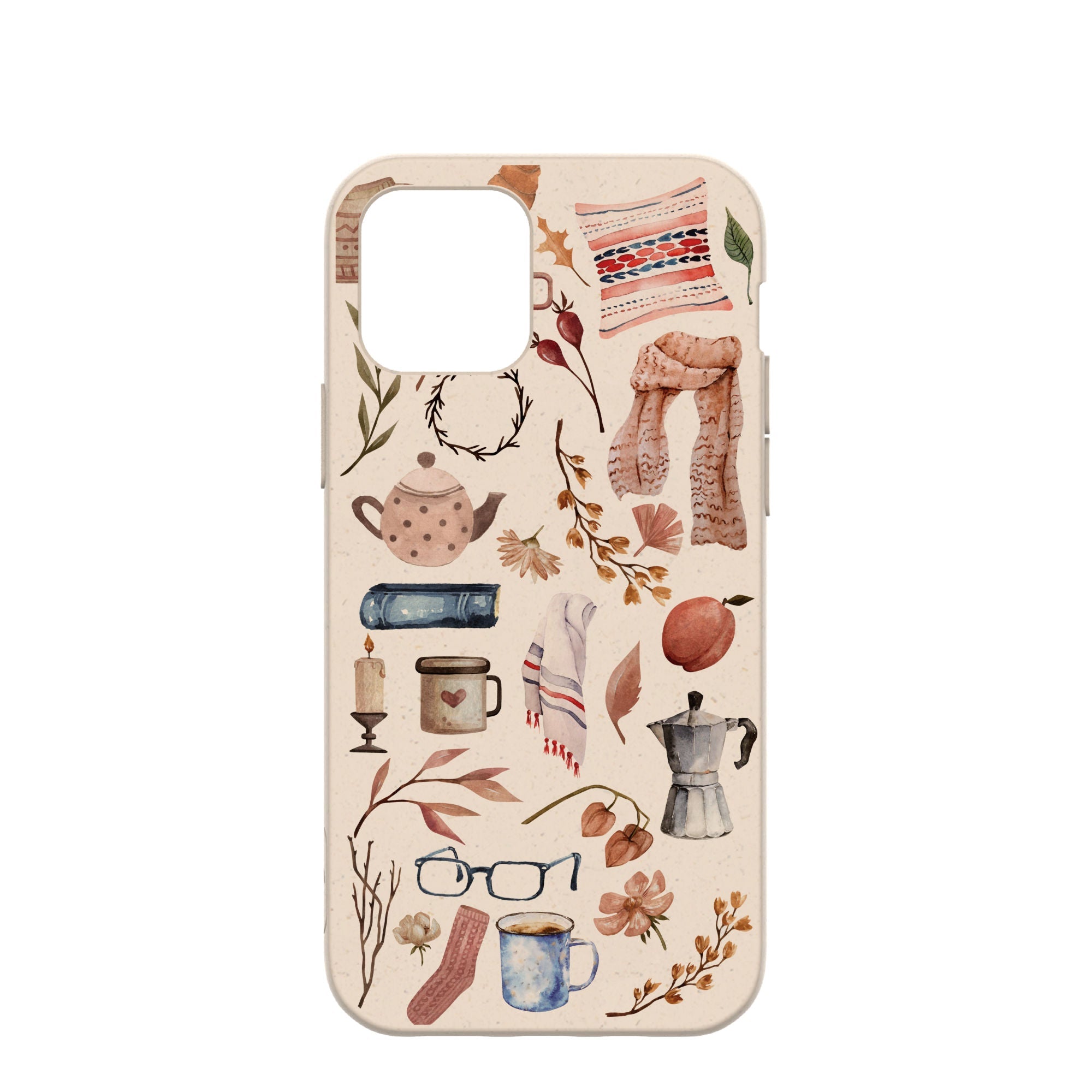 Seashell Creature Comforts iPhone 12/ iPhone 12 Pro Case Refurbished - Pela Case refurbished available on Cerqular