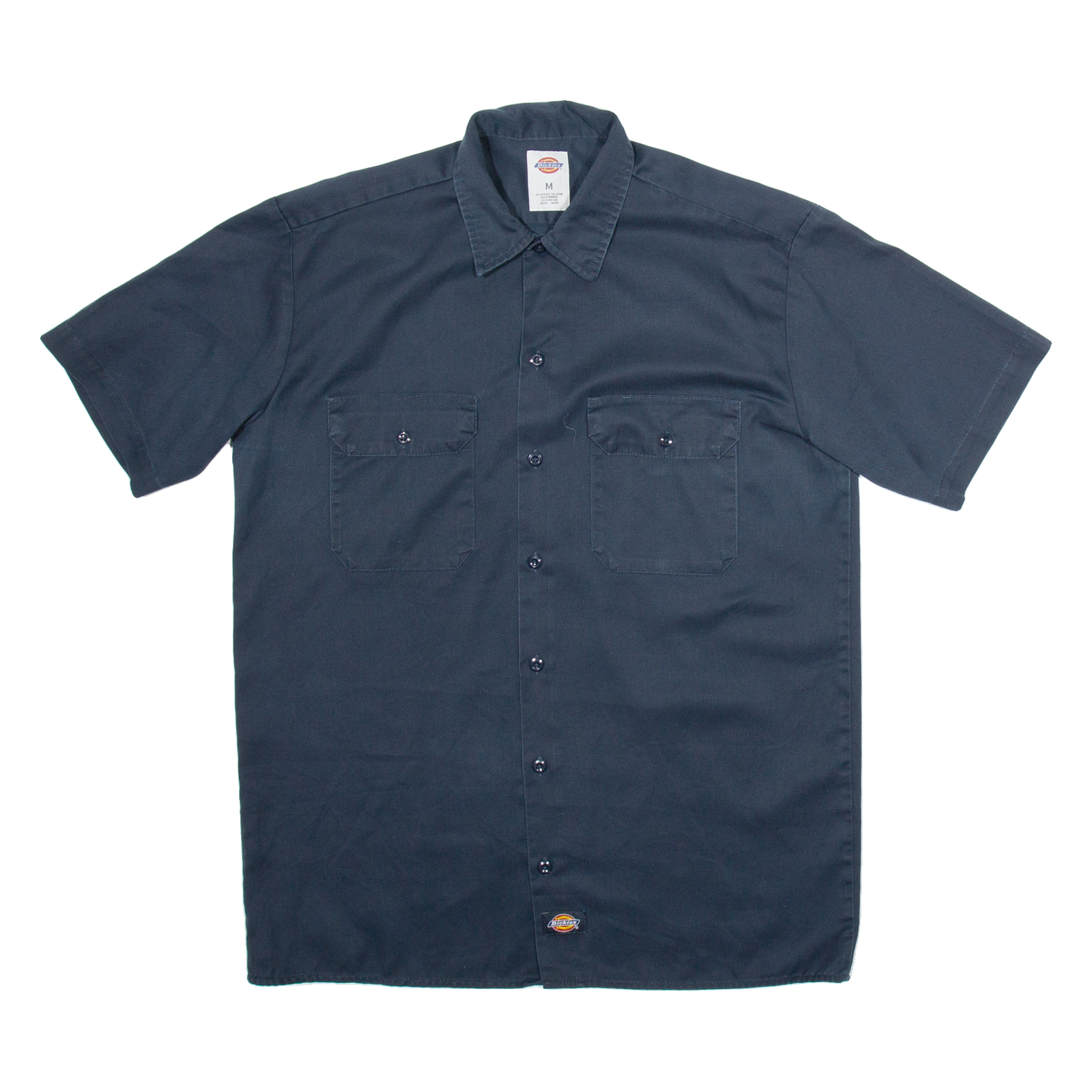 DICKIES Mens Worker Shirt Blue M Refurbished - N/A refurbished available on Cerqular