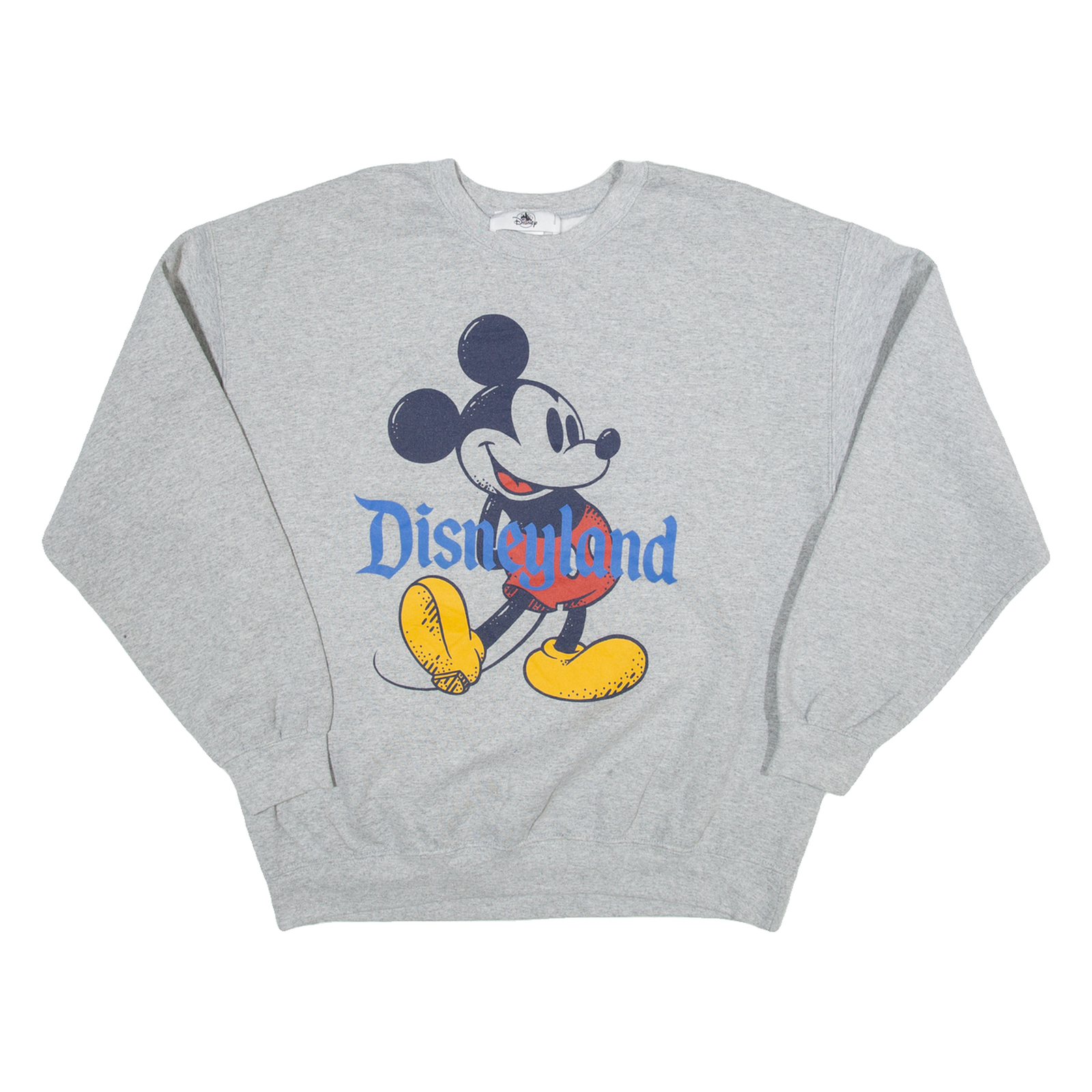 DISNEY Mickey Mouse Womens Sweatshirt Grey L Refurbished - N/A refurbished available on Cerqular