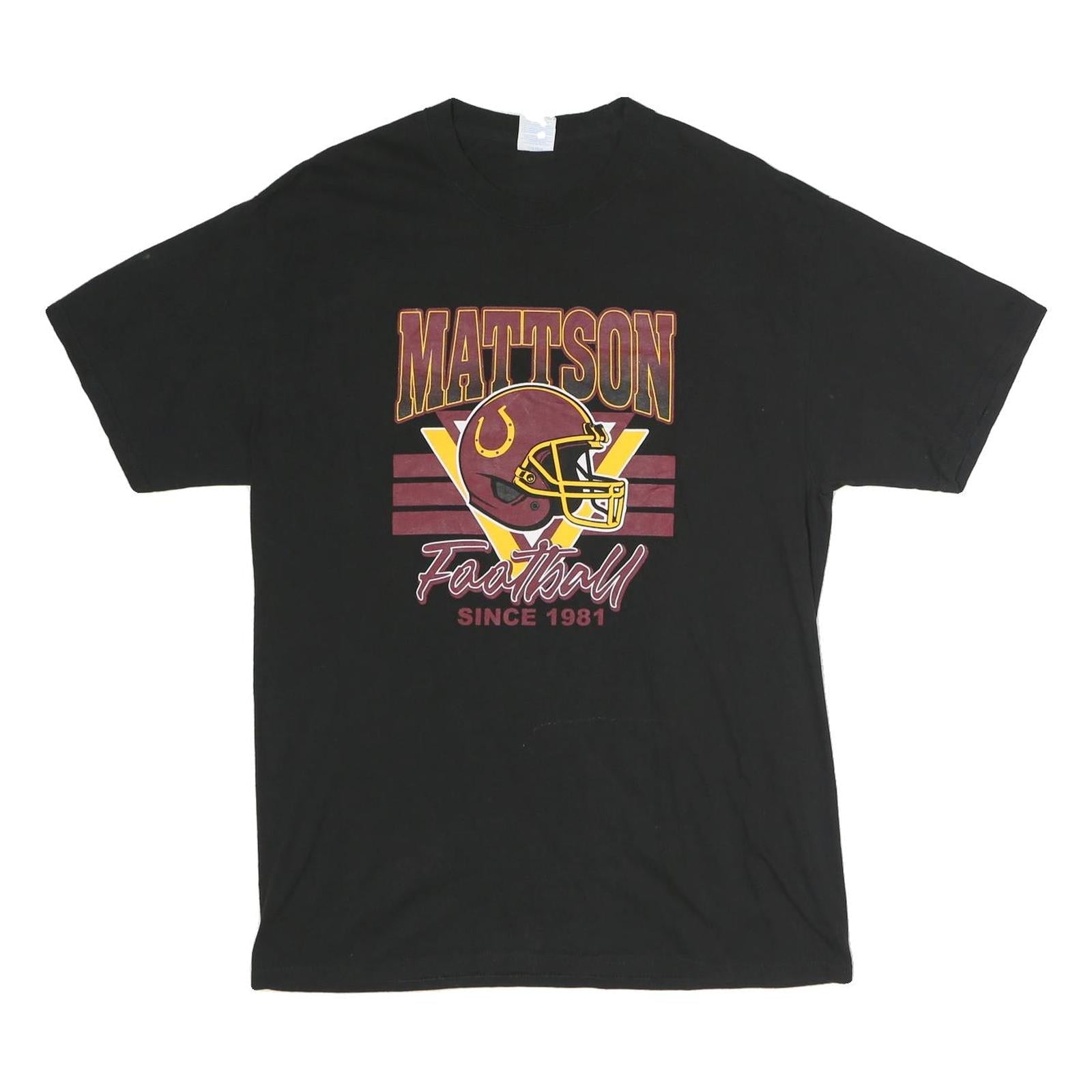 Buy PORT & COMPANY Mens Black Football T-Shirt L Short Sleeve Crew Neck Mattson Refurbished - $12.99 PORT & COMPANY Mens Black Football T-Shirt L Short Sleeve Crew Neck Mattson Refurbished - N/A refurbished available on Cerqular