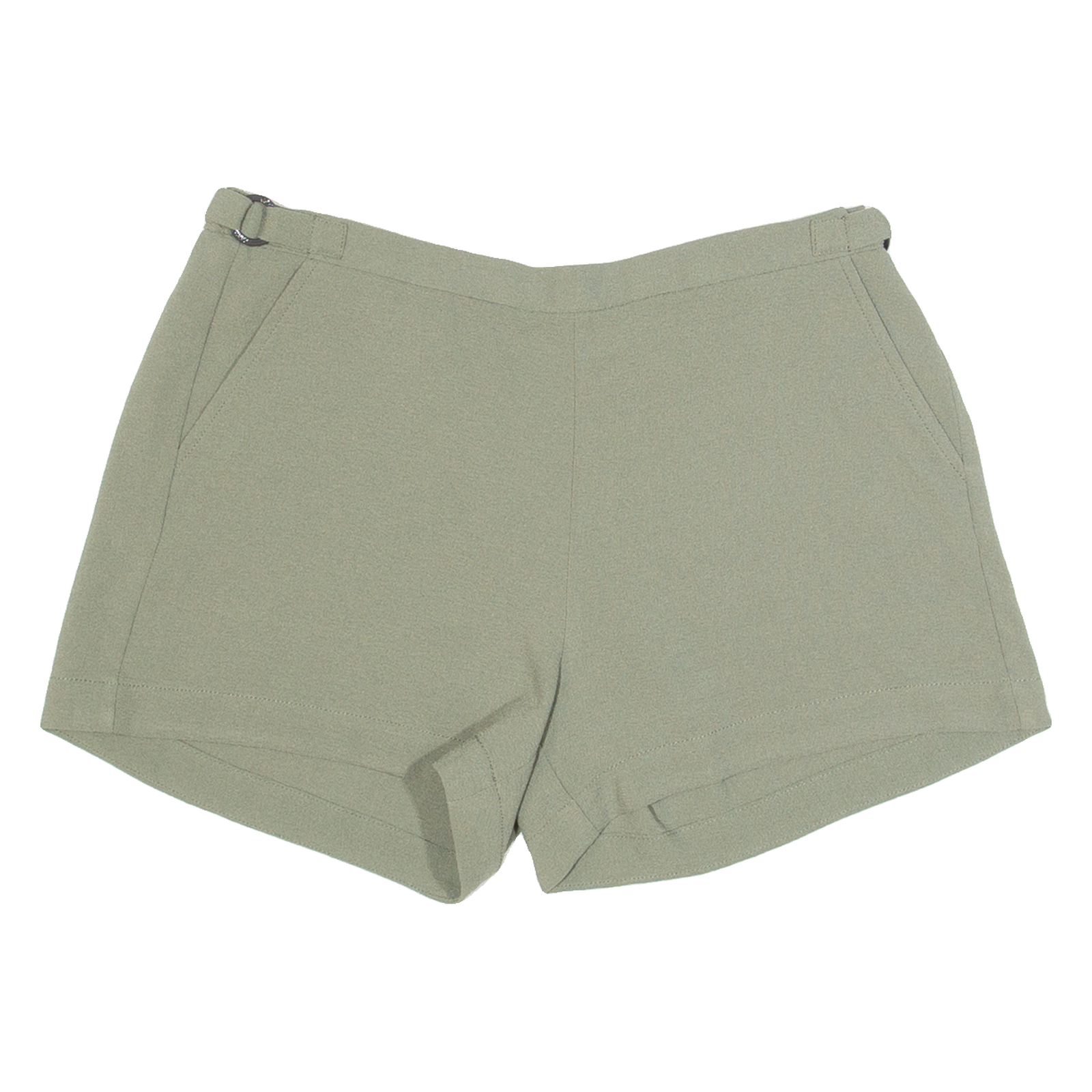CALVIN KLEIN Womens Casual Shorts Green Relaxed S W30 Refurbished - N/A refurbished available on Cerqular