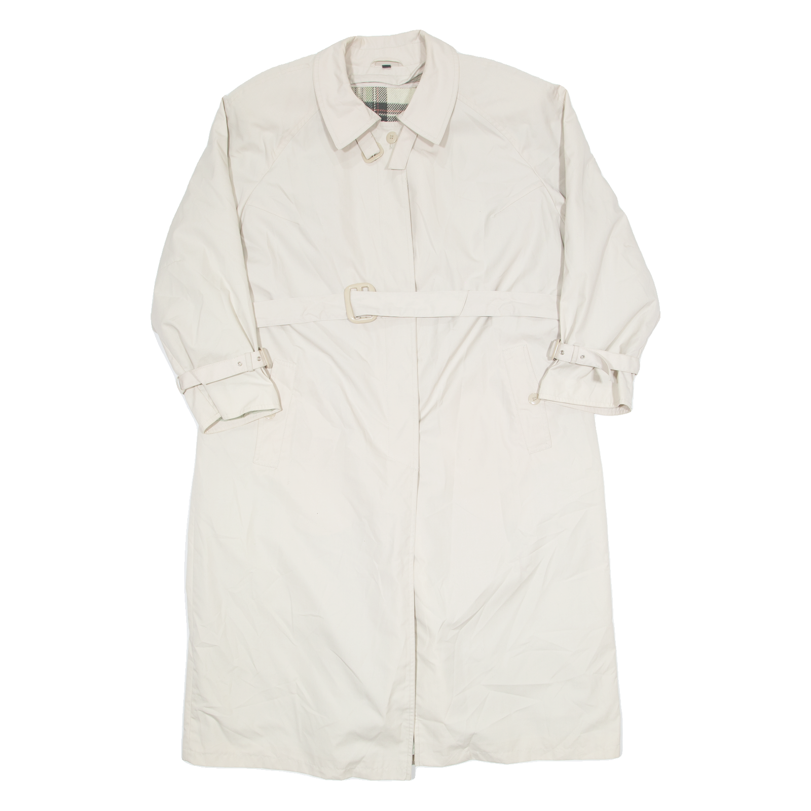 Womens Trench Coat Beige 90s L Refurbished - N/A refurbished available on Cerqular