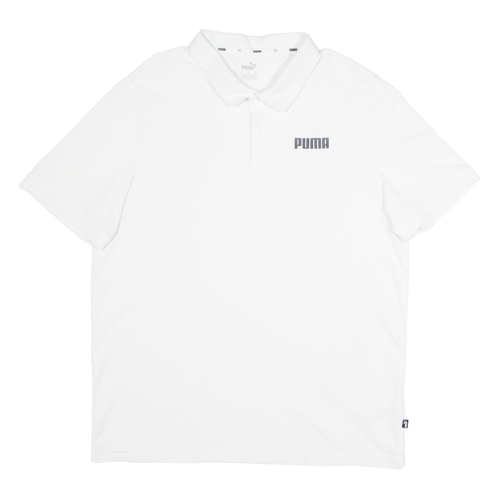PUMA Mens Polo Shirt White XL Refurbished - N/A refurbished available on Cerqular