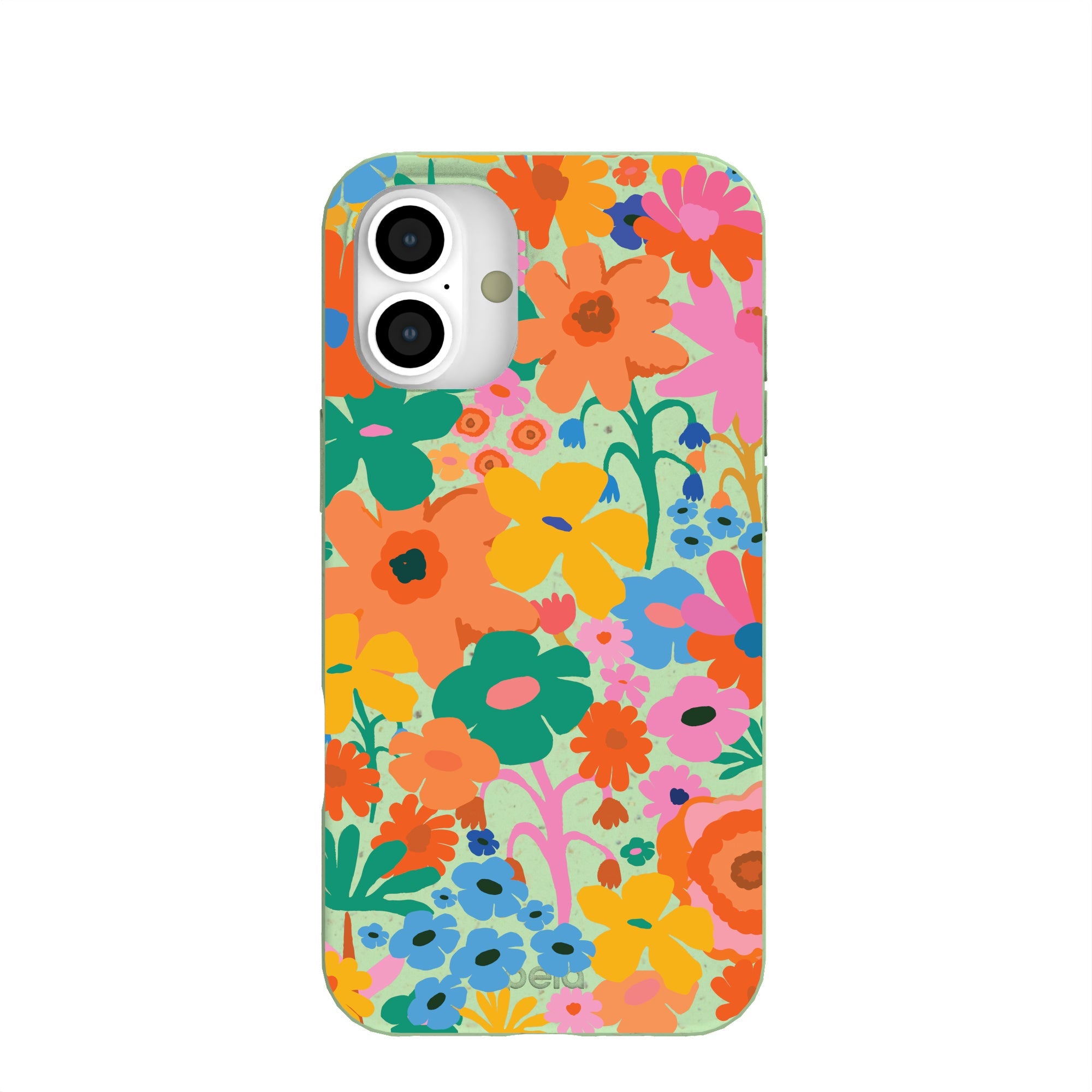 Sage Green Bright Spring iPhone 16 Plus Case Refurbished - Pela Case refurbished available on Cerqular