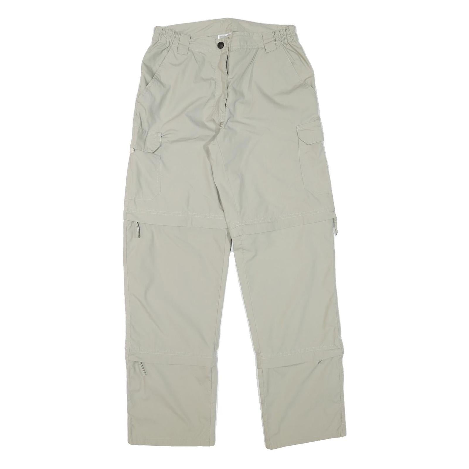 RODEO Womens Polyester Blend Beige Regular Fit Cargo Trousers W27 L31 Outdoor Refurbished - N/A refurbished available on Cerqular
