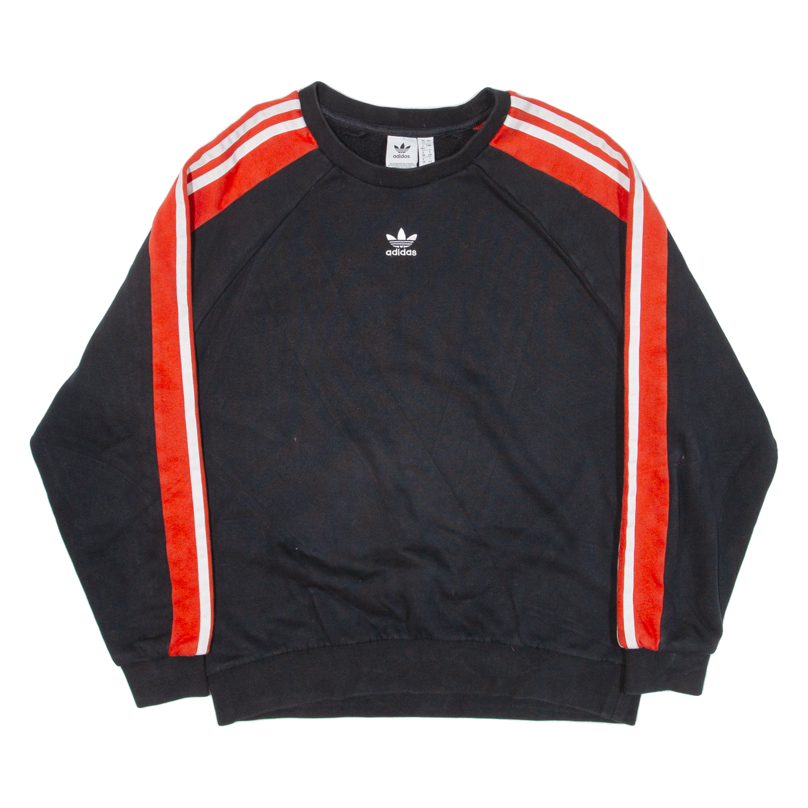 ADIDAS Womens Sweatshirt Black UK 12 Refurbished - N/A refurbished available on Cerqular