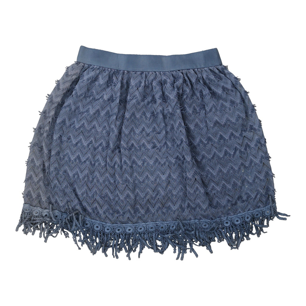 Buy Unbranded Skirt - Medium Blue Cotton Refurbished - $16.87 Unbranded Skirt - Medium Blue Cotton Refurbished - Thrifted (note: this is a term often used to describe second- refurbished available on Cerqular