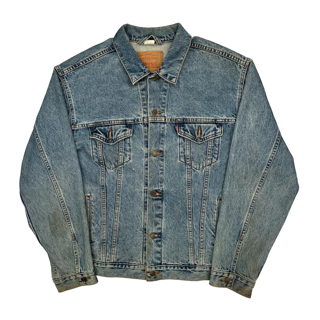 Buy Levis Denim Jacket - XL Blue Cotton Refurbished - $66.99 Levis Denim Jacket - XL Blue Cotton Refurbished - Thrifted (note: this is a term often used to describe second- refurbished available on Cerqular