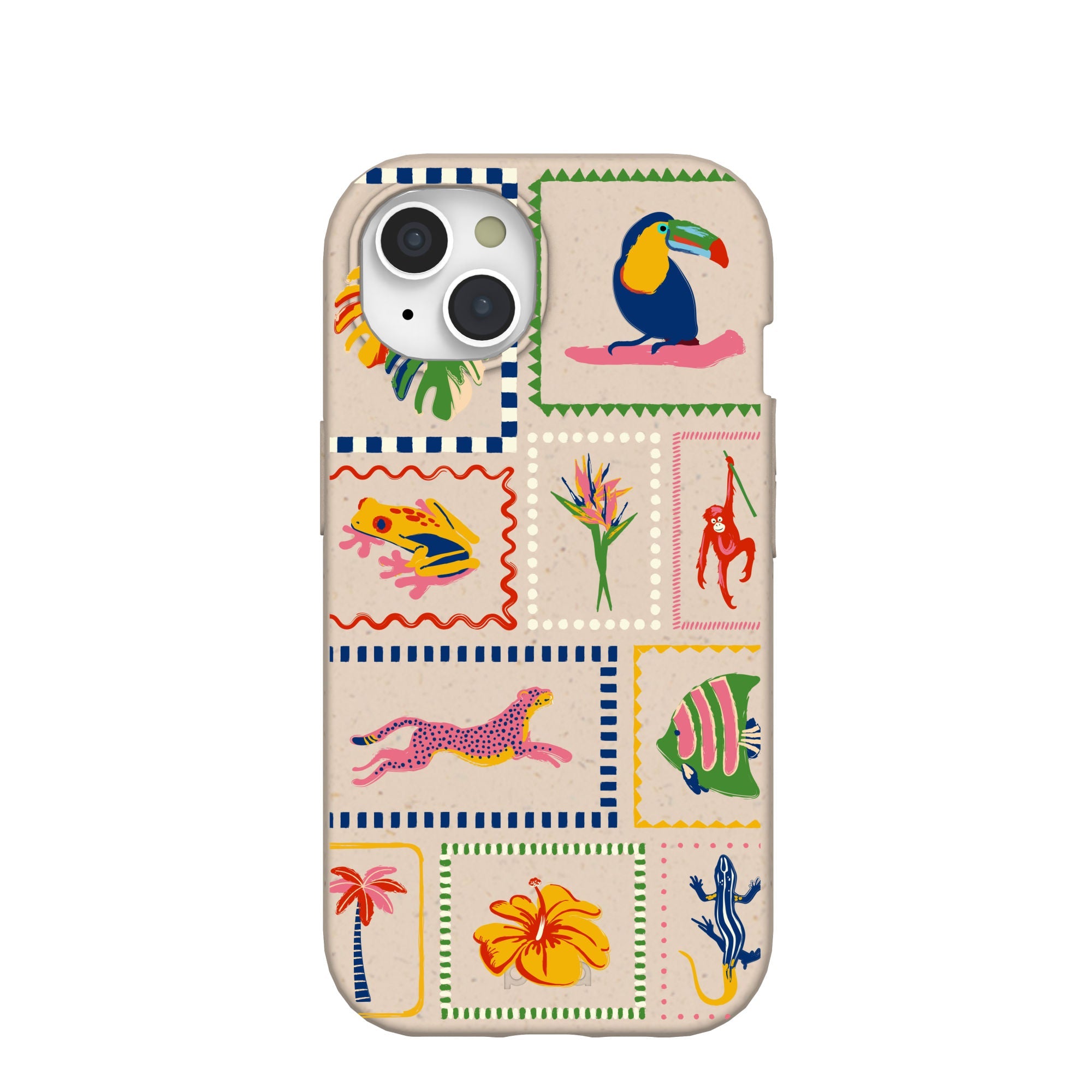 Seashell Tropical Paradise iPhone 15 Case Refurbished - Pela Case refurbished available on Cerqular