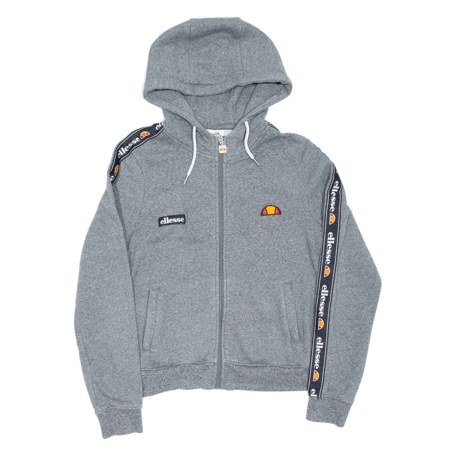 ELLESSE Womens Grey Hoodie Full Zip UK 12 Refurbished - N/A refurbished available on Cerqular