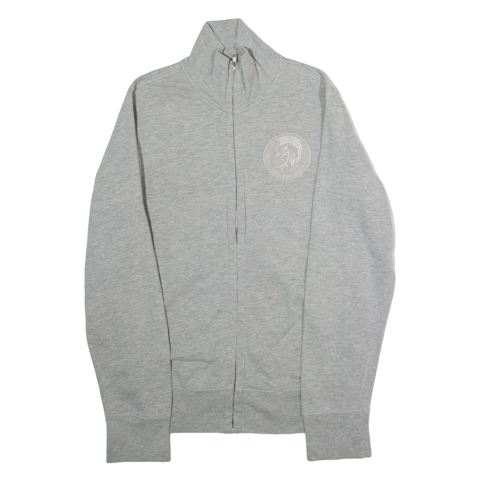 DIESEL Mens Track Jacket Grey S Refurbished - N/A refurbished available on Cerqular