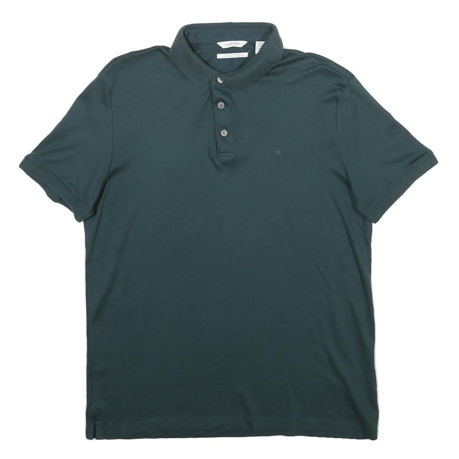 Buy CALVIN KLEIN Mens Green Short Sleeve Plain M Cotton Polo Shirt Classic Fit Refurbished - $28.59 CALVIN KLEIN Mens Green Short Sleeve Plain M Cotton Polo Shirt Classic Fit Refurbished - N/A refurbished available on Cerqular