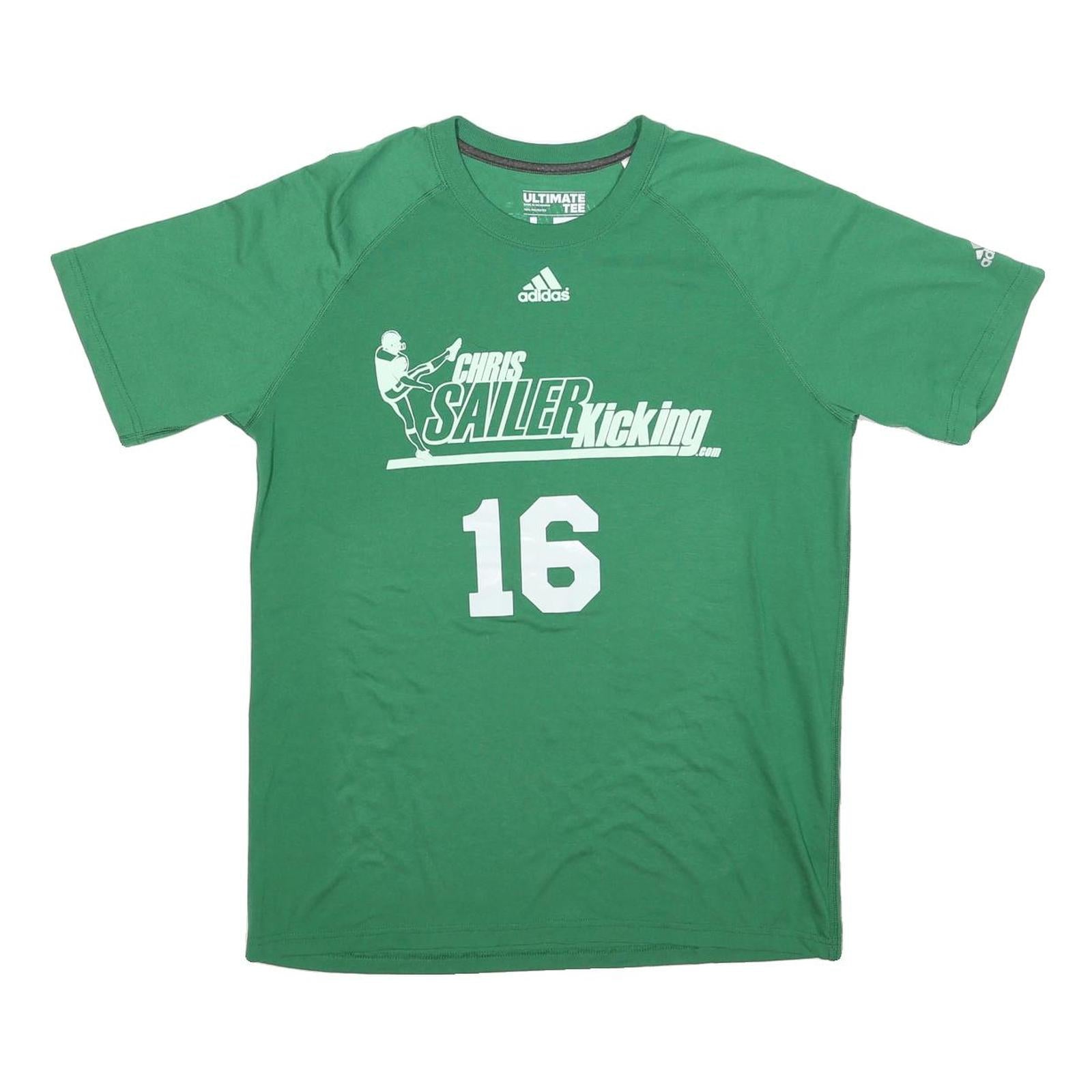 Buy ADIDAS Mens Green Chris Sailer Kicking Graphic T-Shirt L Short Sleeve Crew Neck Refurbished - $29.89 ADIDAS Mens Green Chris Sailer Kicking Graphic T-Shirt L Short Sleeve Crew Neck Refurbished - N/A refurbished available on Cerqular