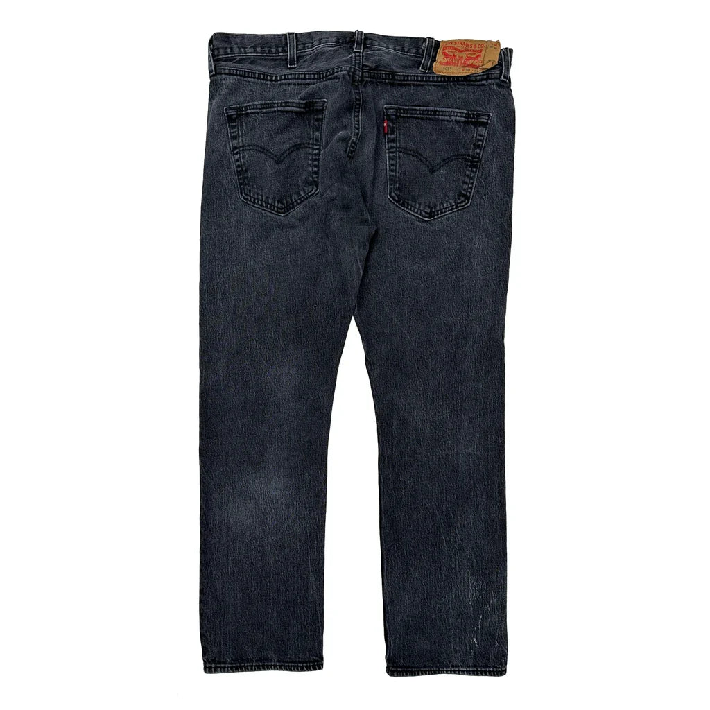 501 Levis Jeans - 36W 30L Grey Cotton Refurbished - Thrifted (note: this is a term often used to describe second- refurbished available on Cerqular